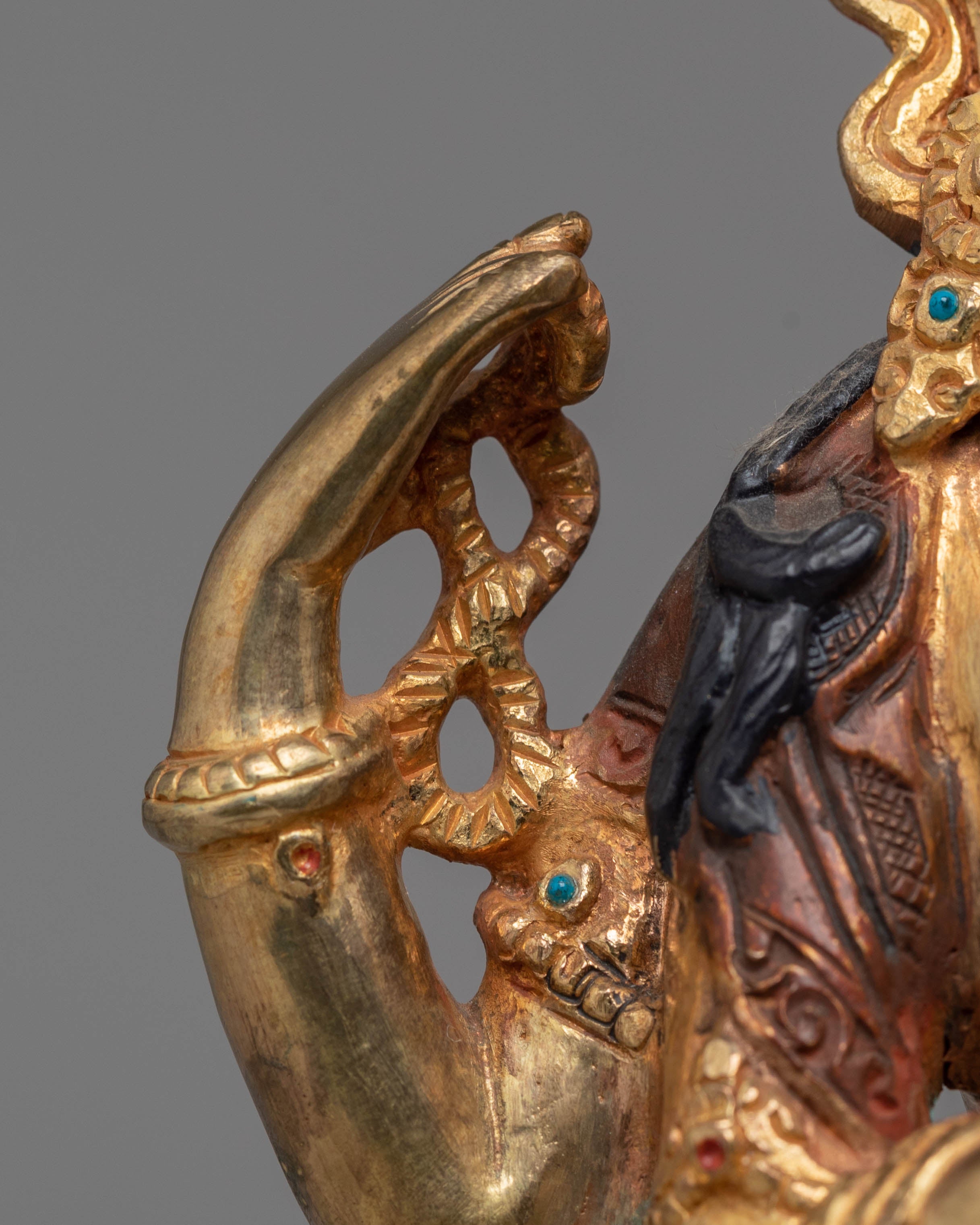 Tibetan Bodhisattva chenrezig Handmade Statue | Buddhist Sculpture