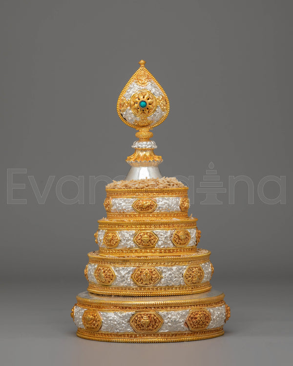 Tibetan Mandala For Meditation | Handcrafted Copper Mandala for Spiritual Practices