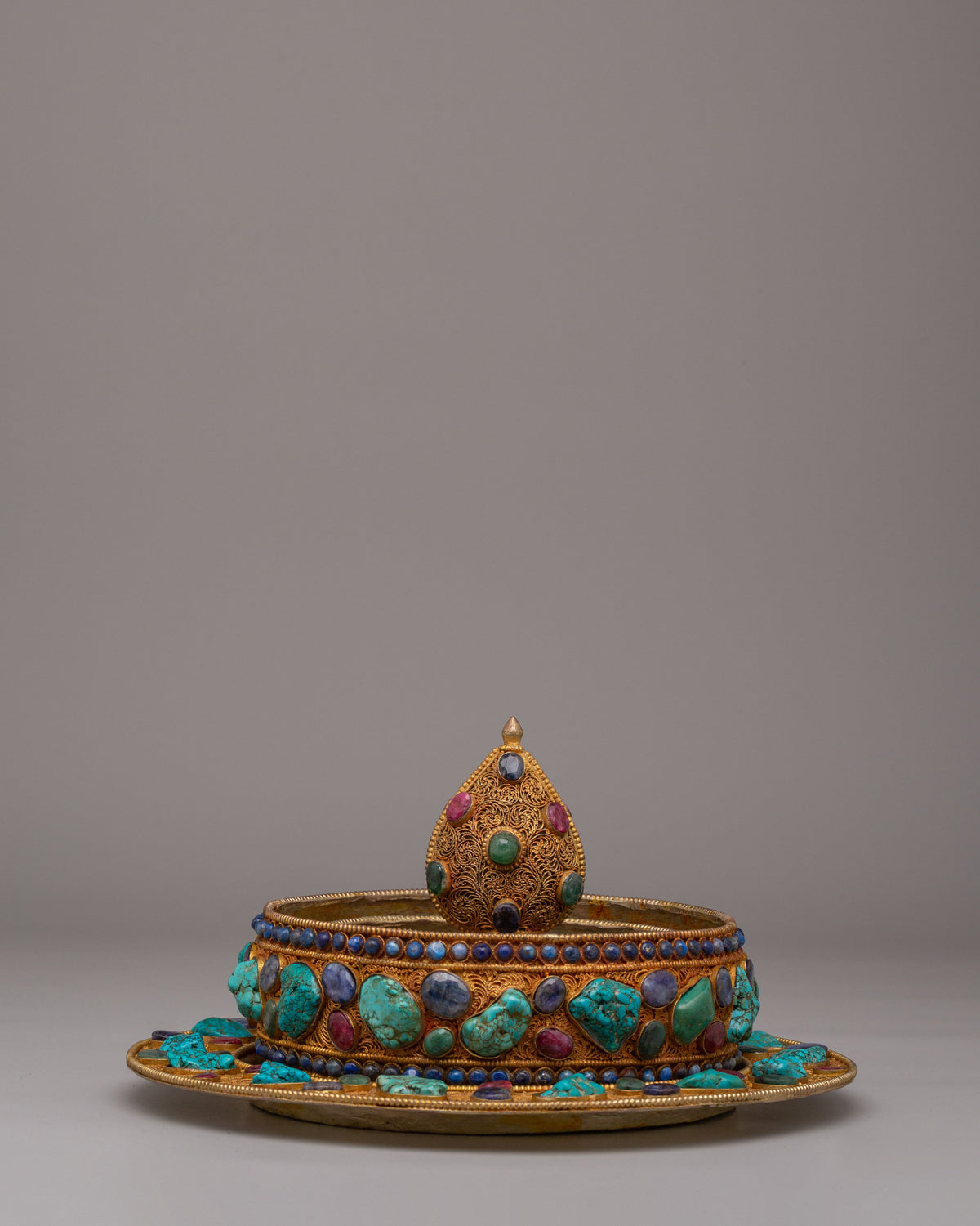 Sacred Decorative Mandala | Handcrafted Copper Art Piece