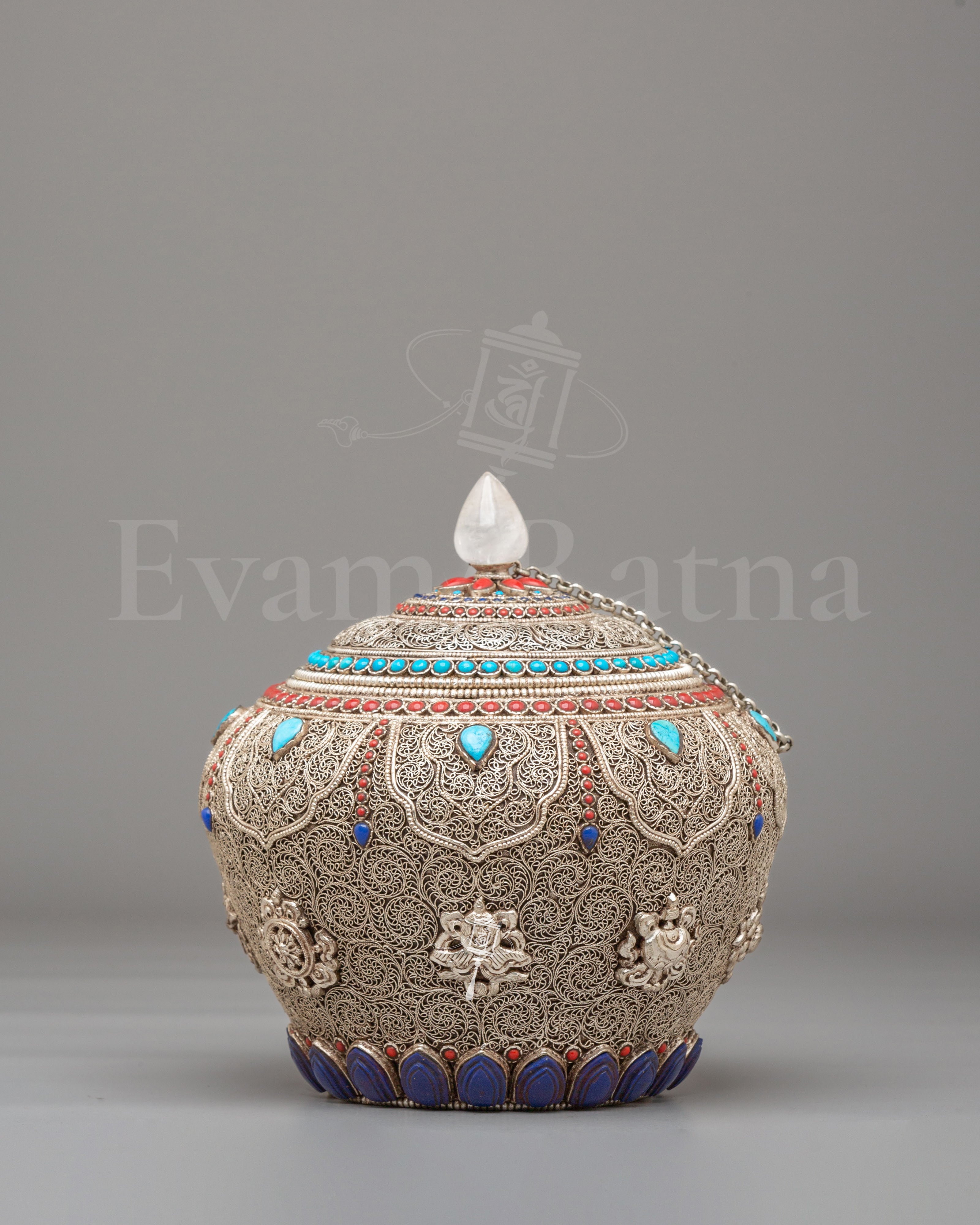 Sacred Tibetan Ritual Rice Pot