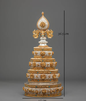 Sacred Mandala Wall Hanging for Meditation | Copper Silver Gold Spiritual Decor