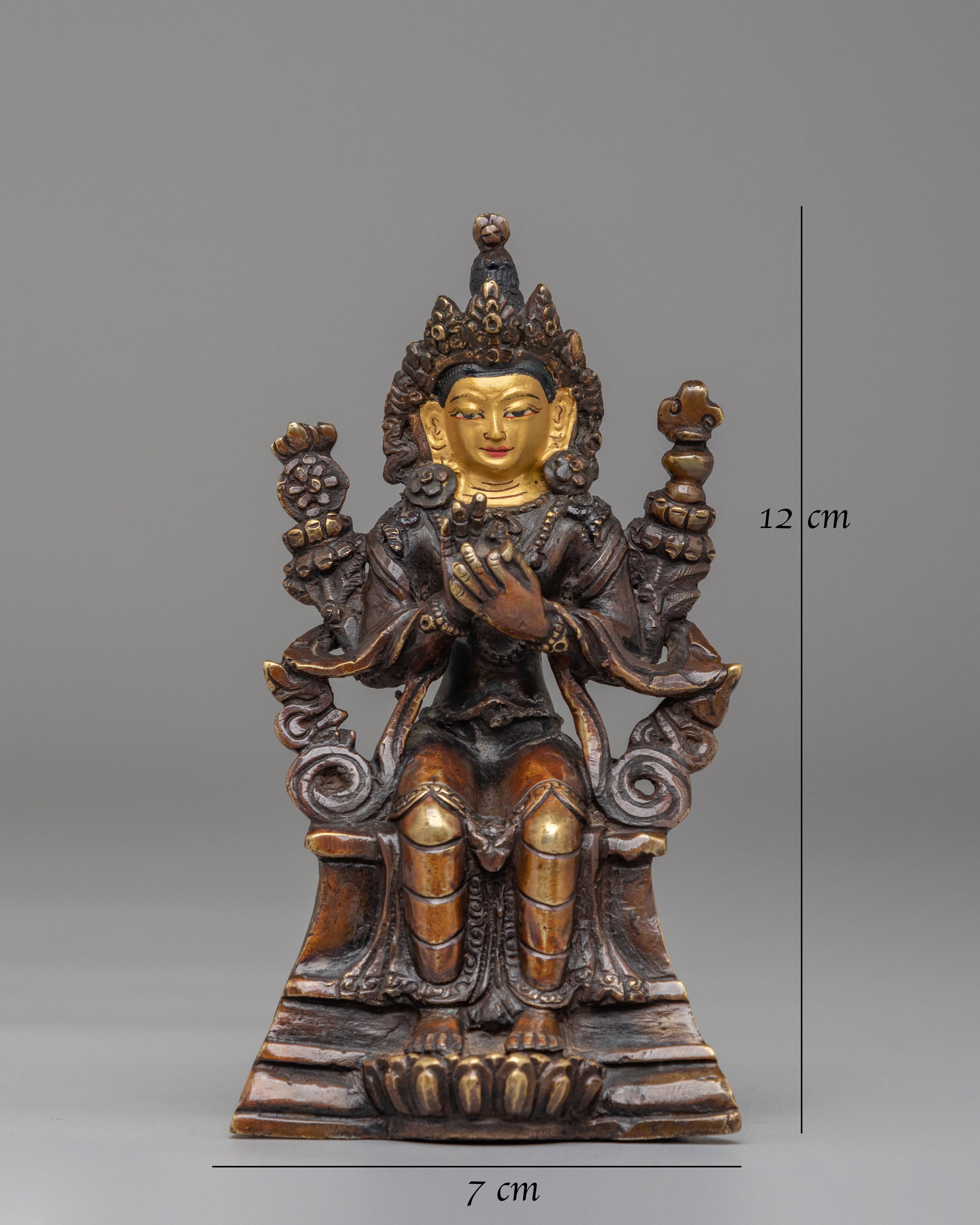 Maitreya Buddha Statue for Altar | Symbol of Future Enlightenment