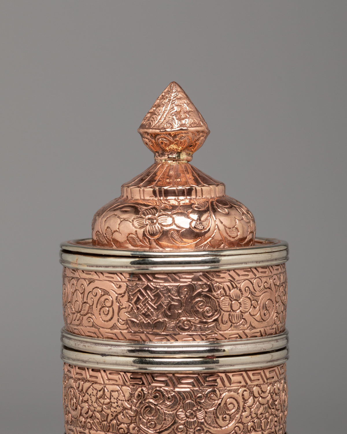 Tibetan Ritual Rice Pot | A Sacred Vessel for Spiritual Offerings
