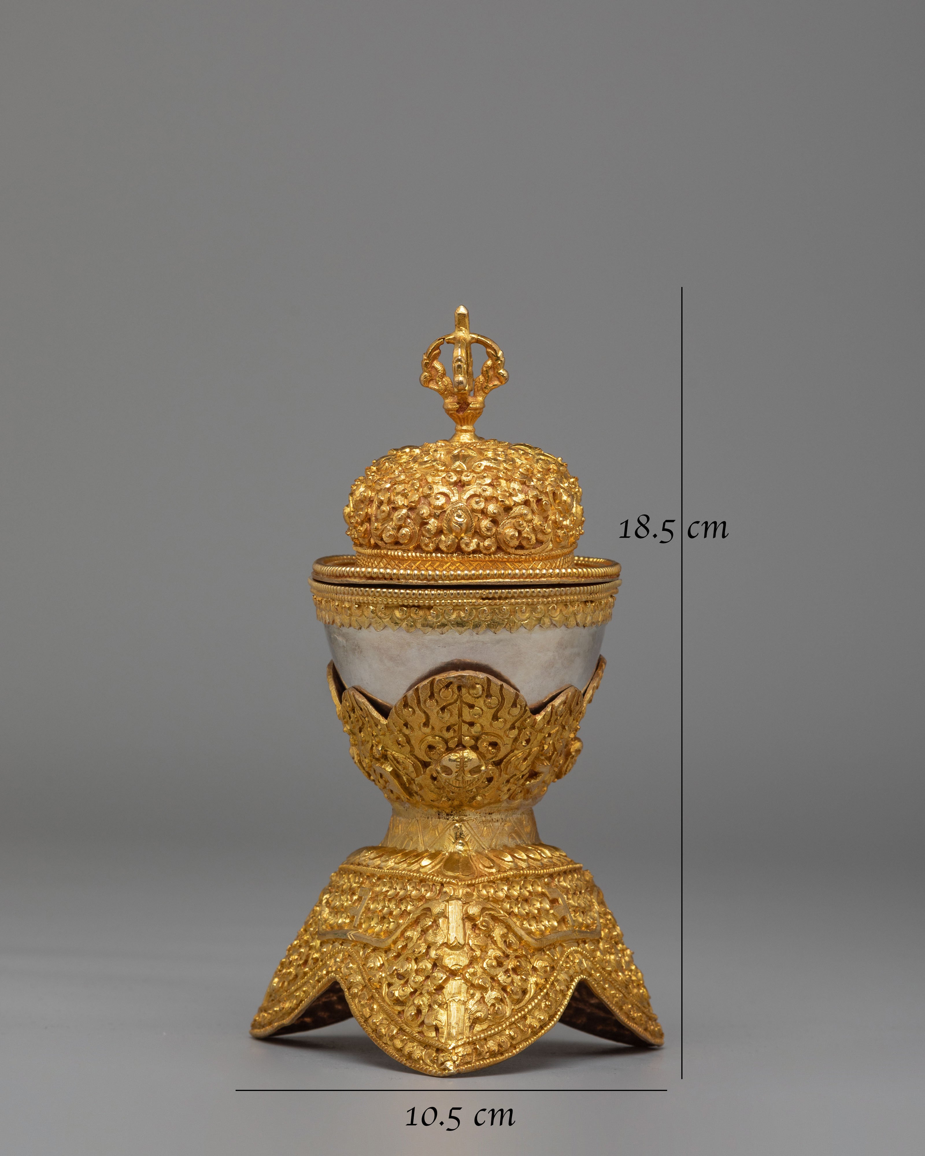 Spiritual Handcrafted Ritual Kapala | Meditation and Puja Tools