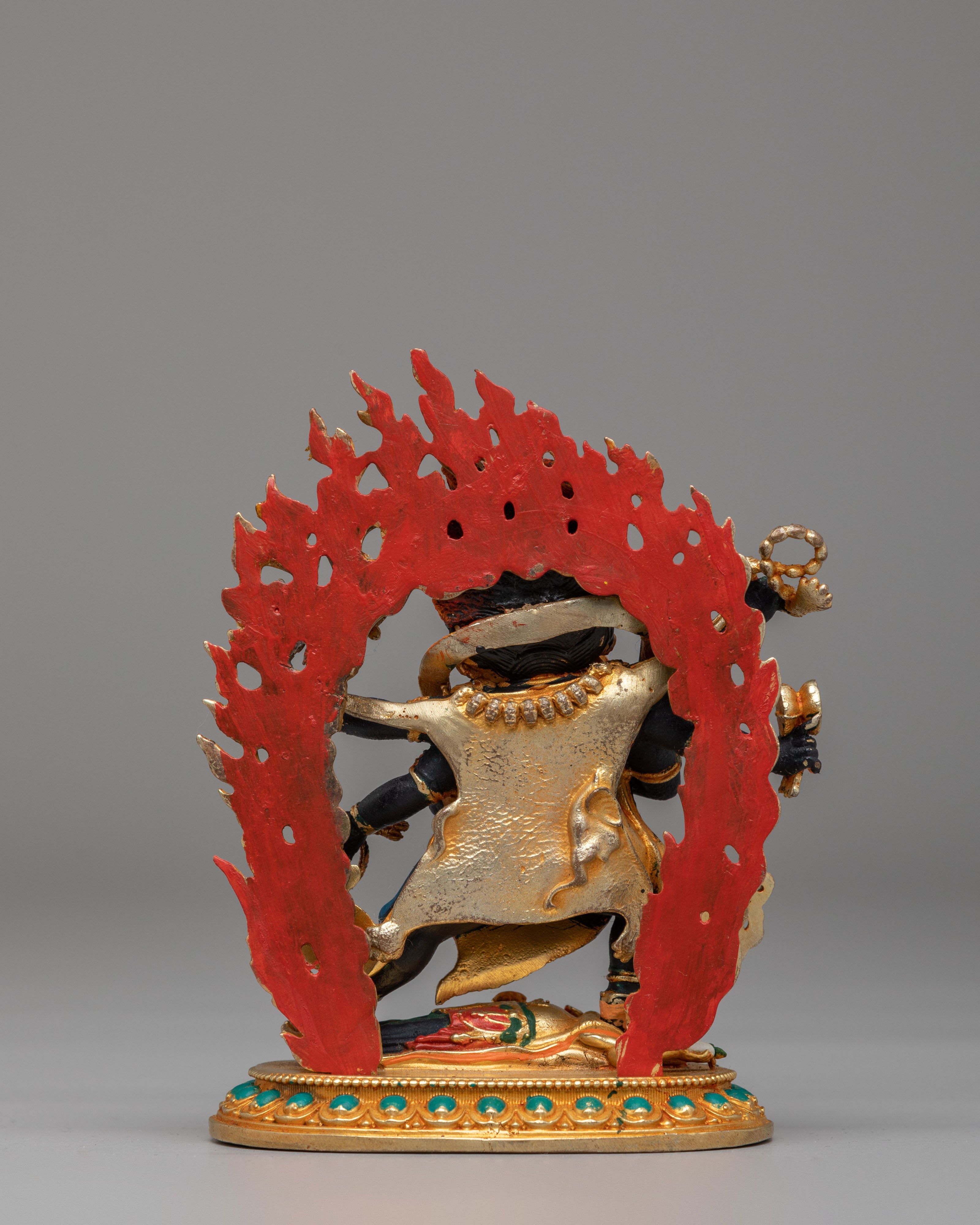 Six-Armed Mahakala Protector Deity Statue | Symbol of Protection and Strength