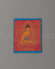 Handmade Gautam Buddha Thangka For Locket | Perfect Spiritual Gift