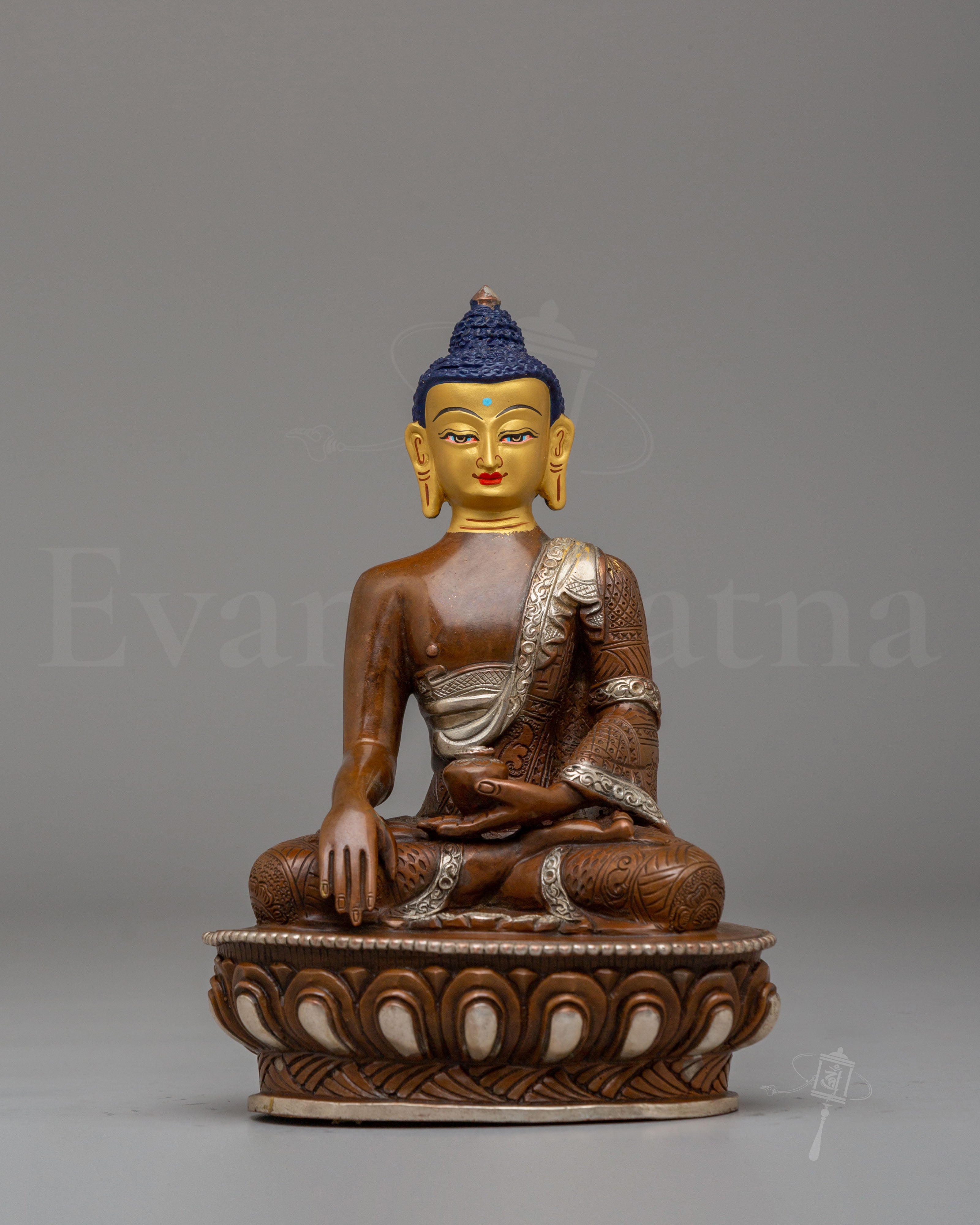 Handcrafted Sage Shakyamuni Buddha Statue