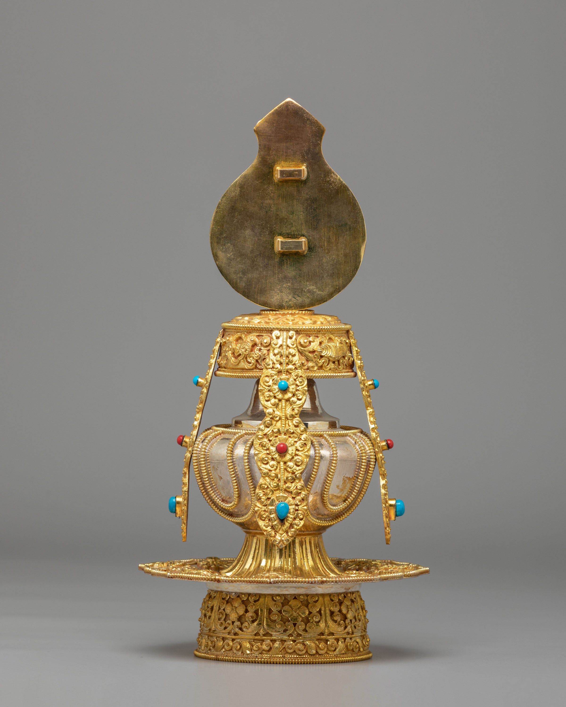 Sacred Buddhist Long Life Vase | Buddhist Longevity Offering Vessel