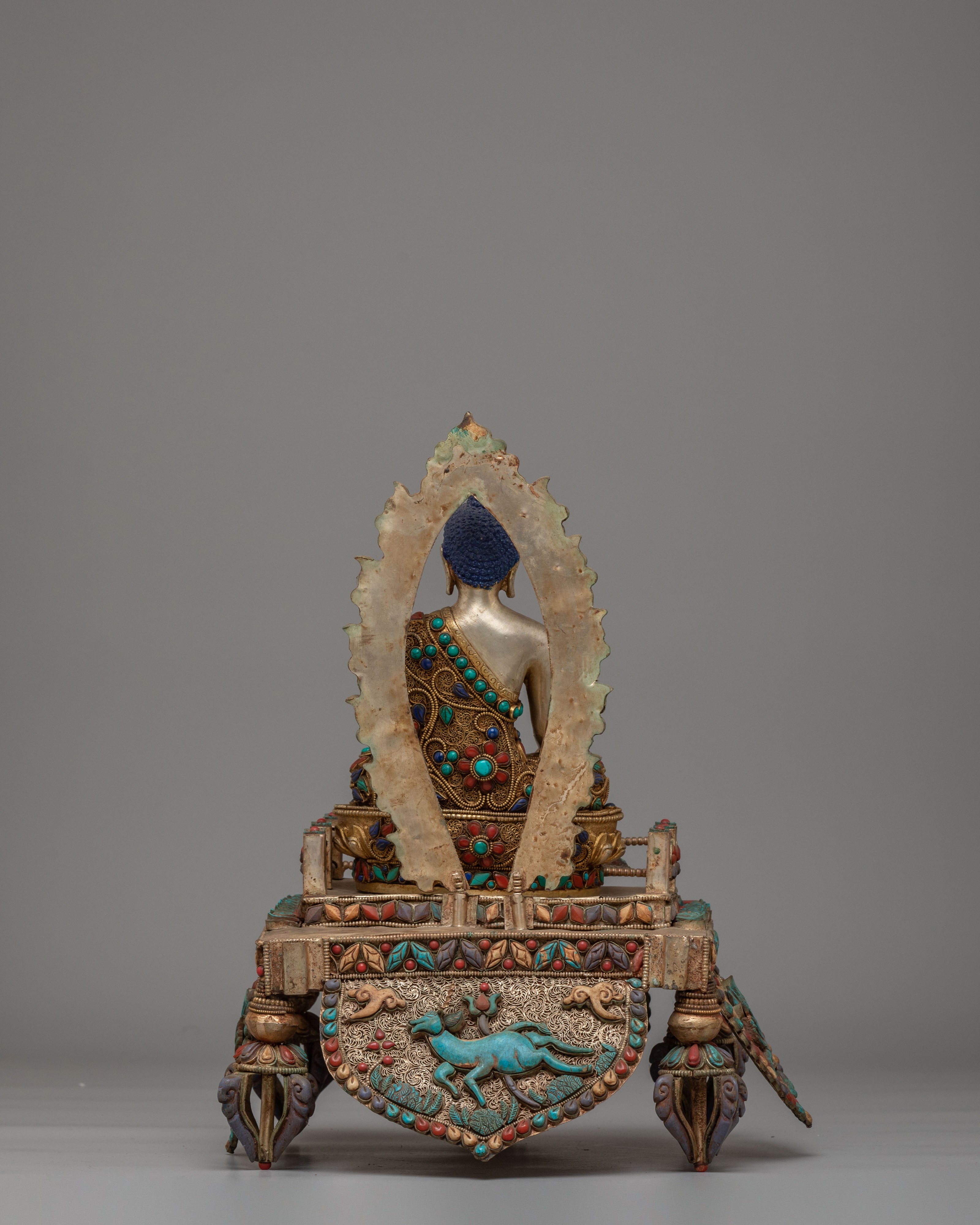Gemstone Shakyamuni Buddha Statue | Spiritual Home Decor