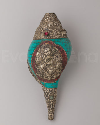 Guru Rinpoche Carved Conch