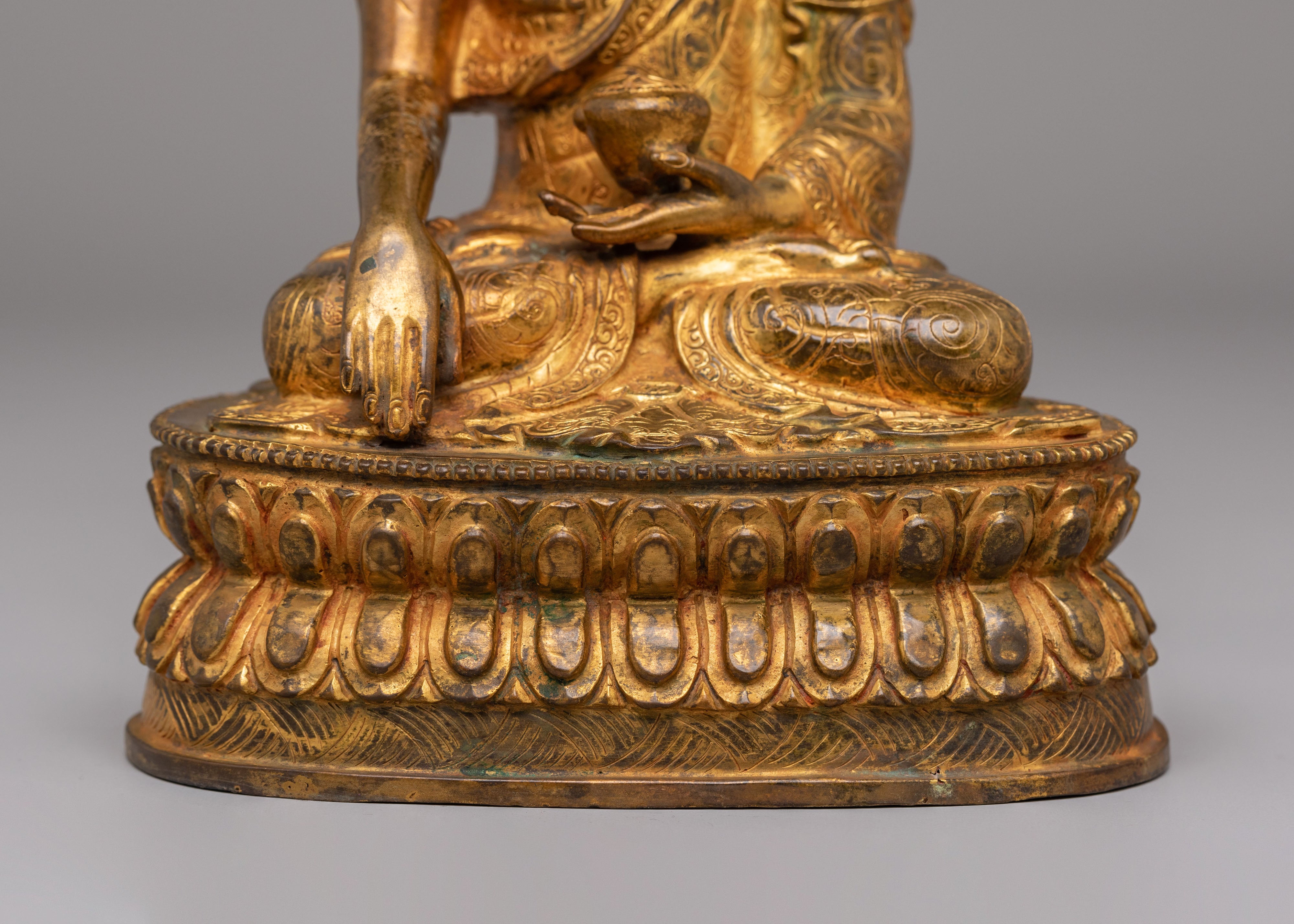 Spiritual Shakyamuni Buddha Enlightened Sculpture | Dharma Statue