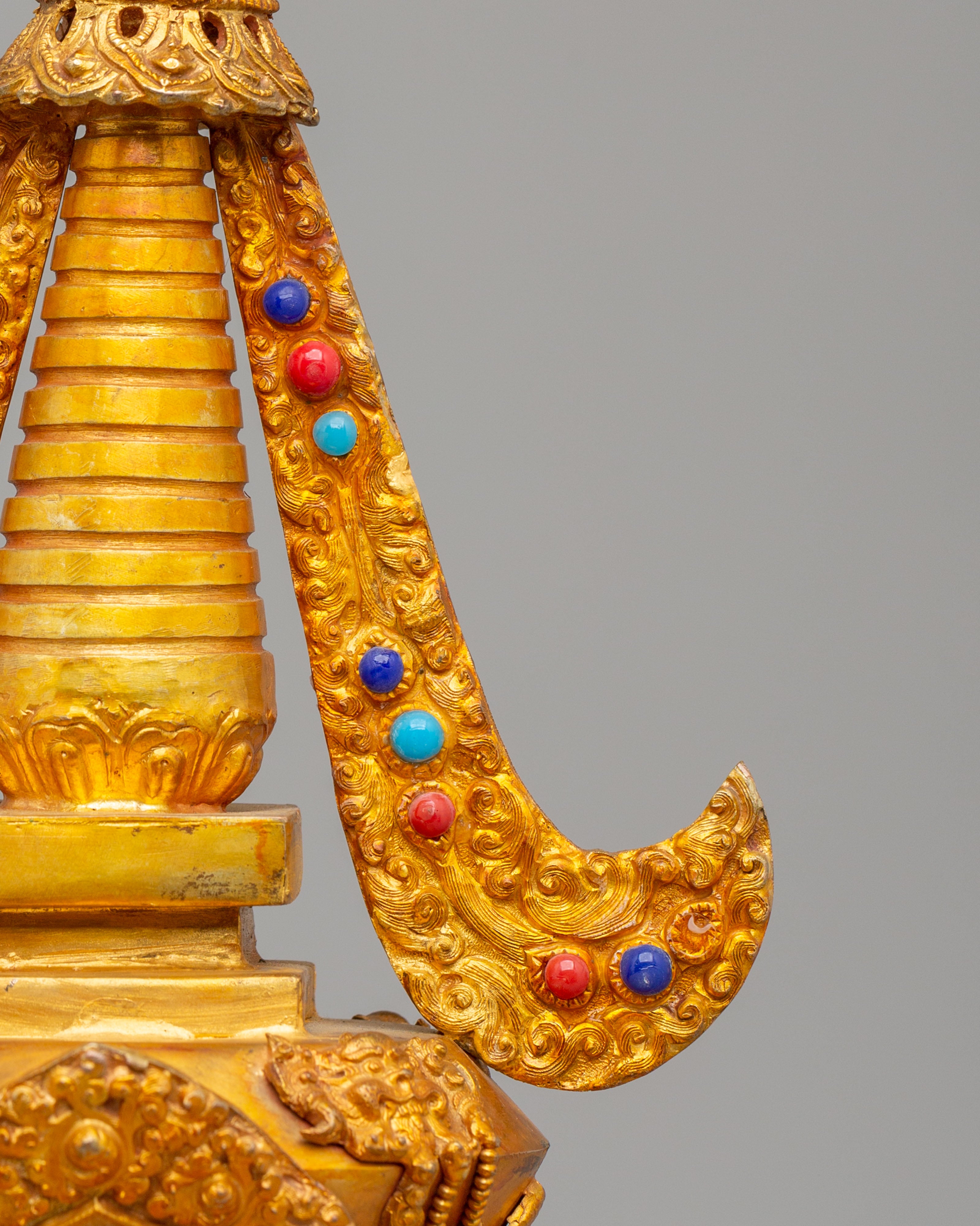 Spiritual Buddhist Enlightenment Stupa | Sacred Symbol of Awakening