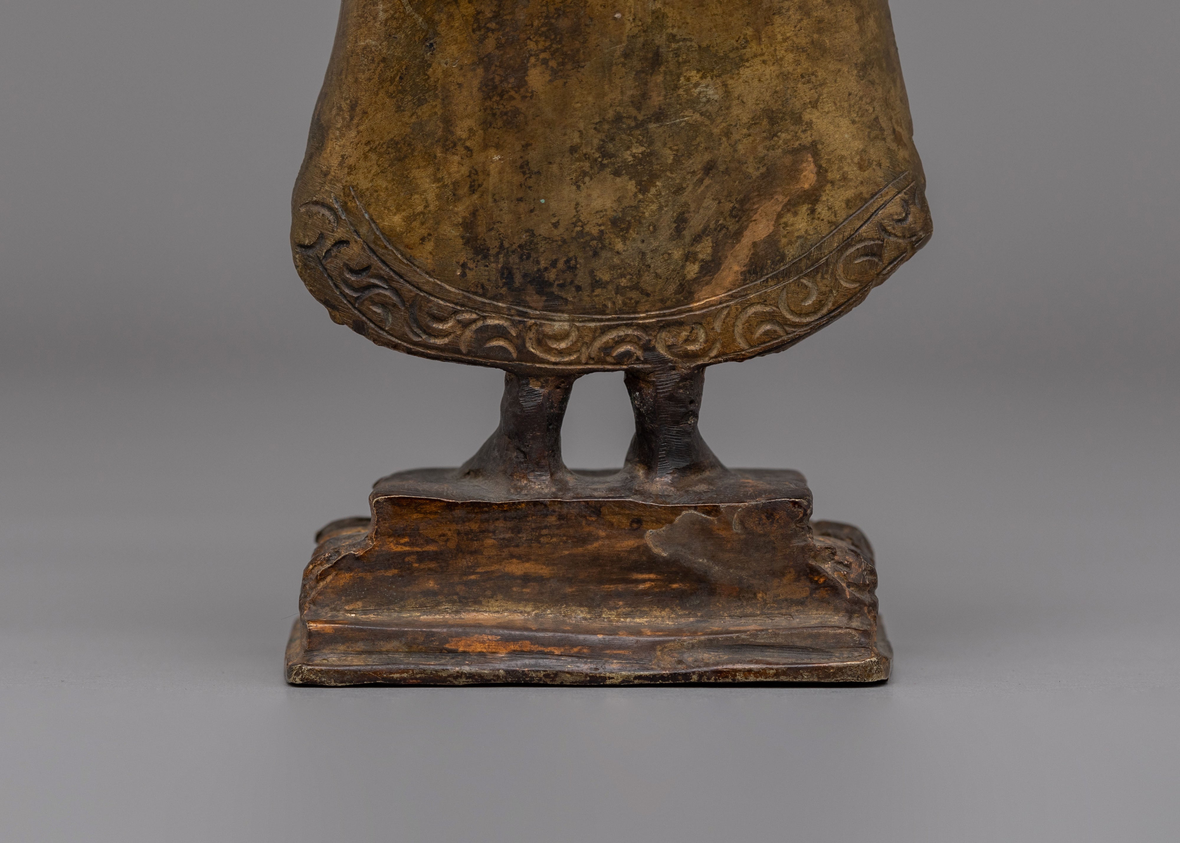 Himalayan Dipankara Buddha Figurine | Symbol of Light and Enlightenment