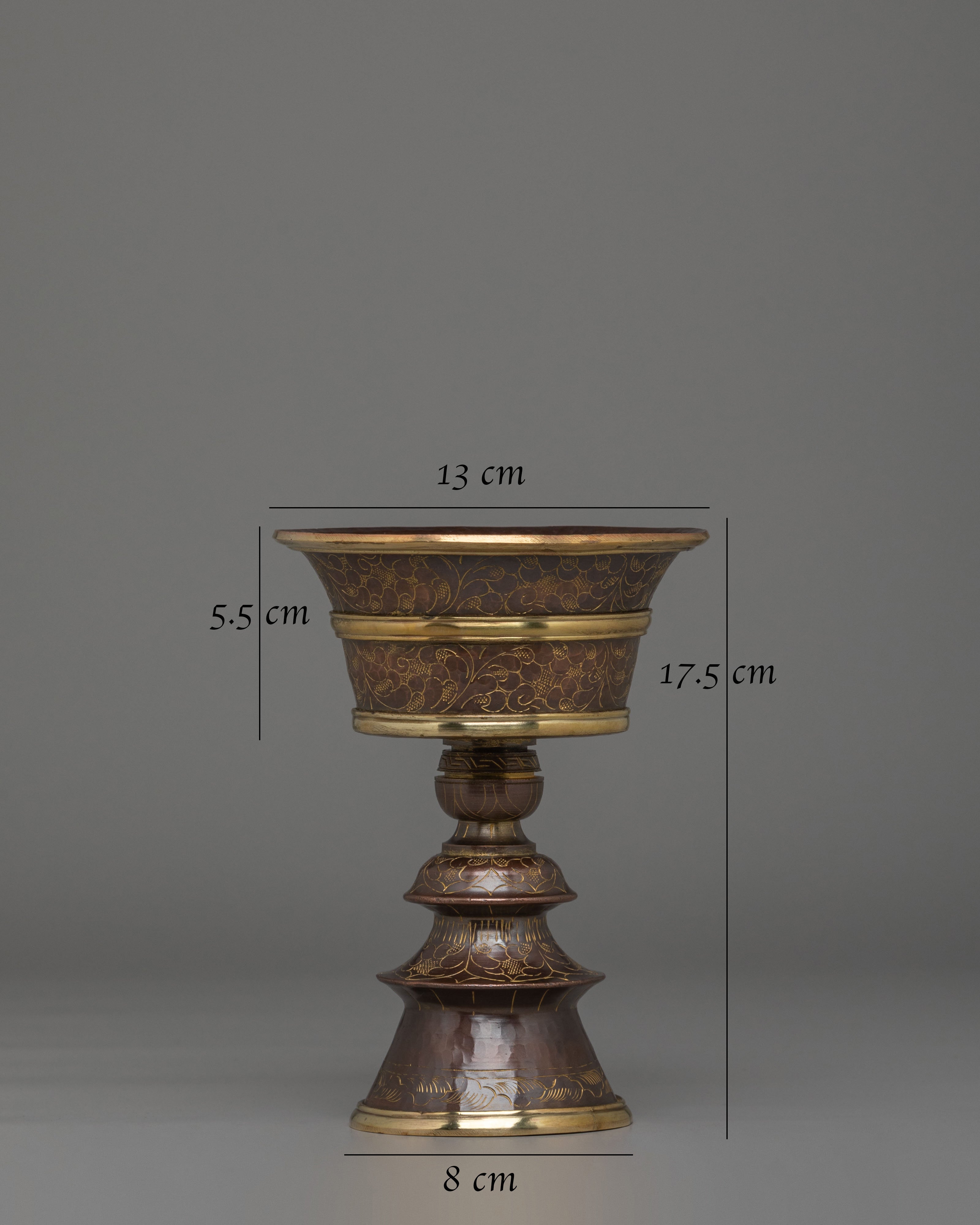 Handcrafted Butter Lamp For Buddhist Rituals | Meditation Offering Lamps