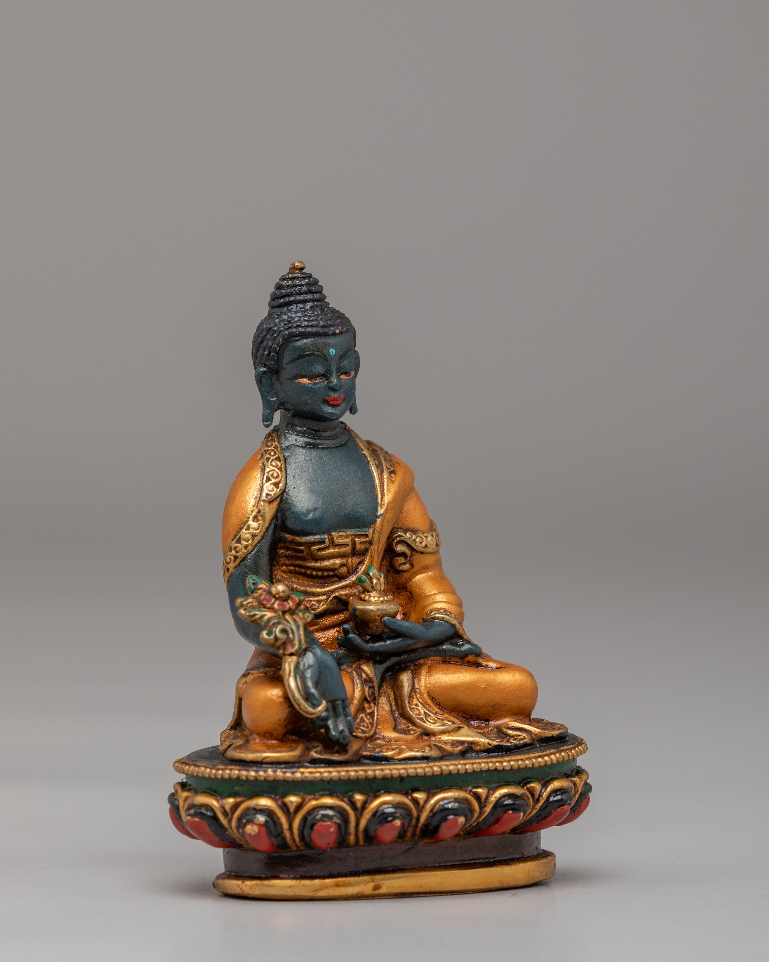 Ceremonial Medicine Buddha Statue | Spiritual Decor