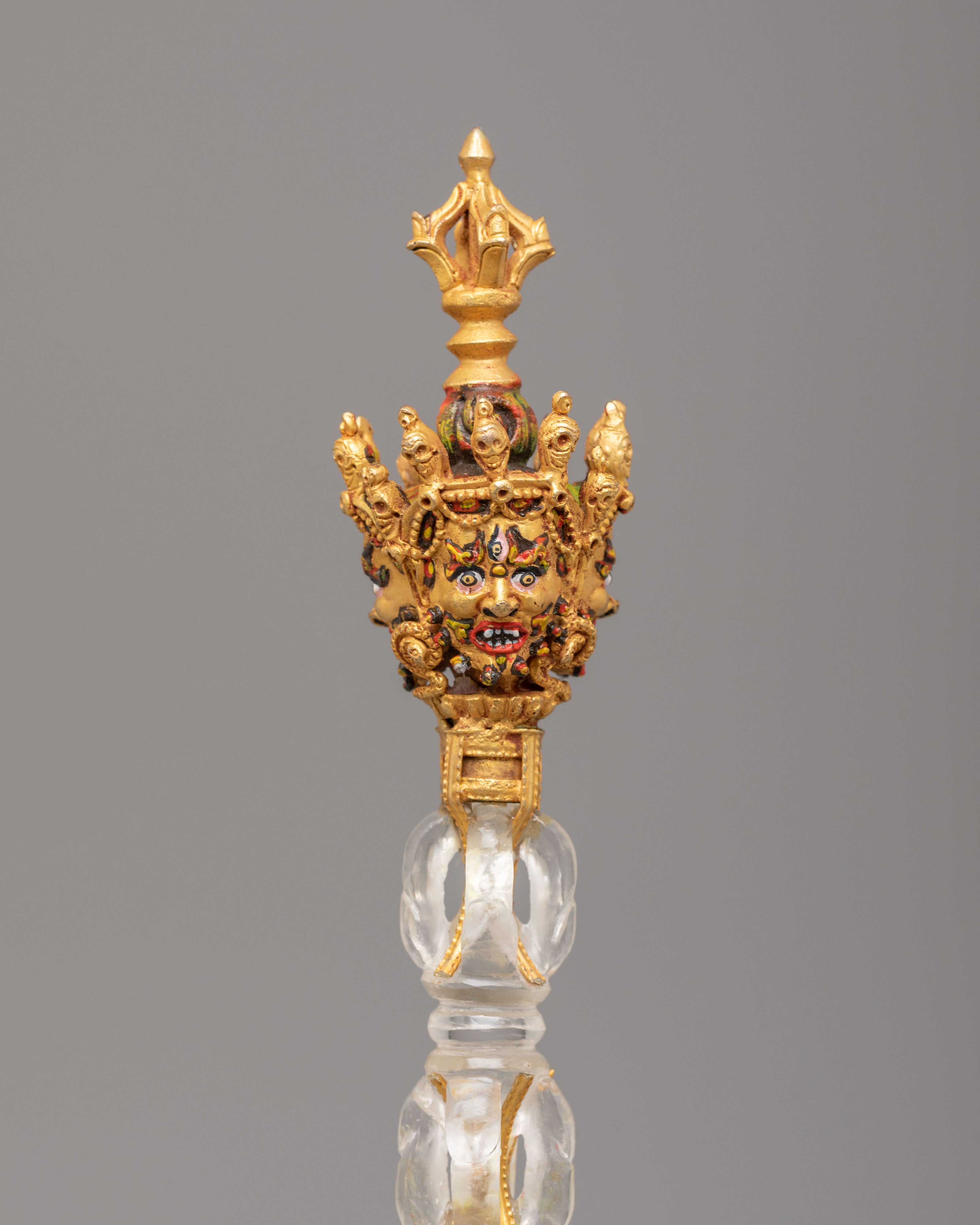 Sacred Tibetan Vajrayana Phurba | Ritual Dagger for Spiritual Ceremonies