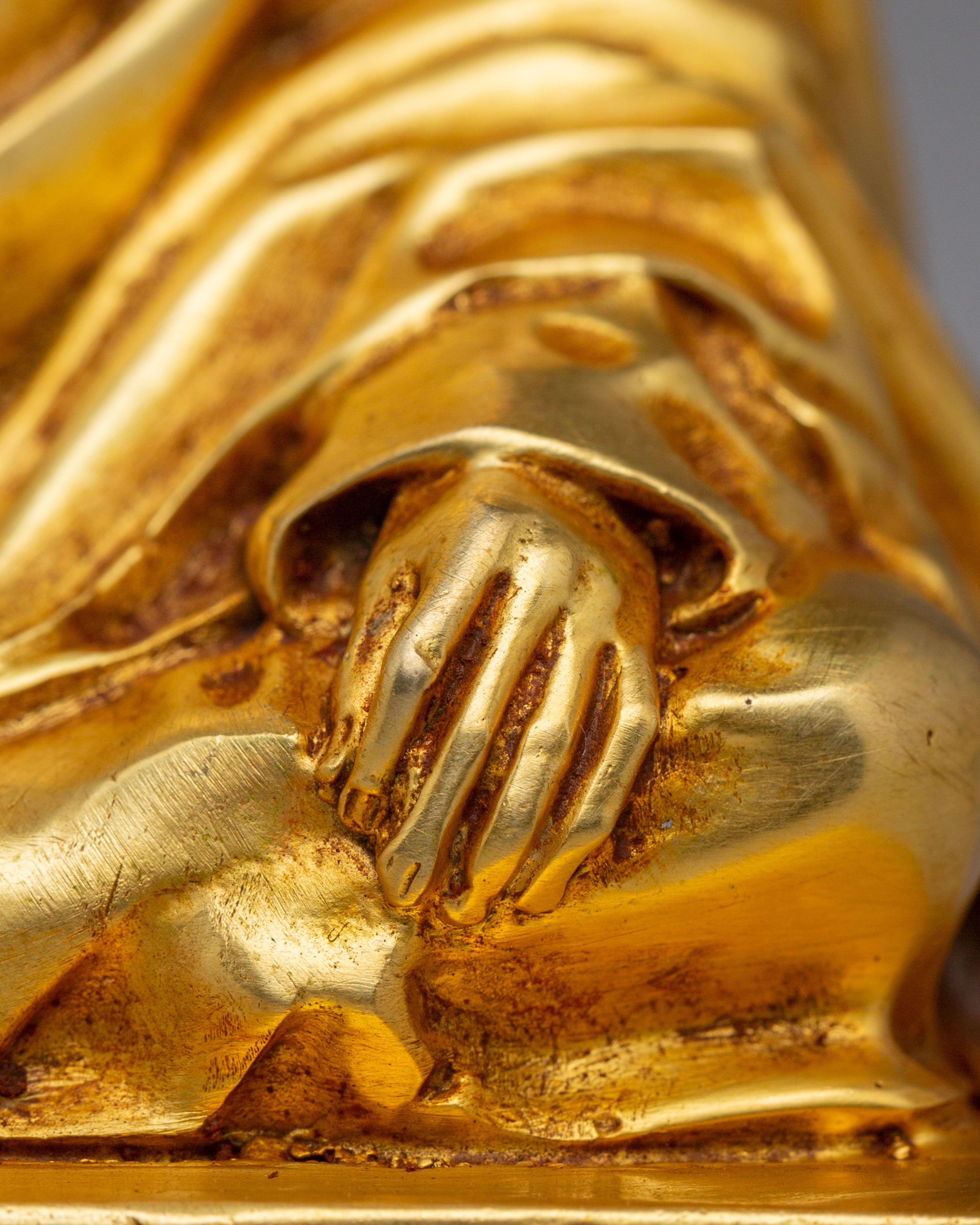 Tibetan Chatral Rinpoche Sculpture | Buddhist Master Statue