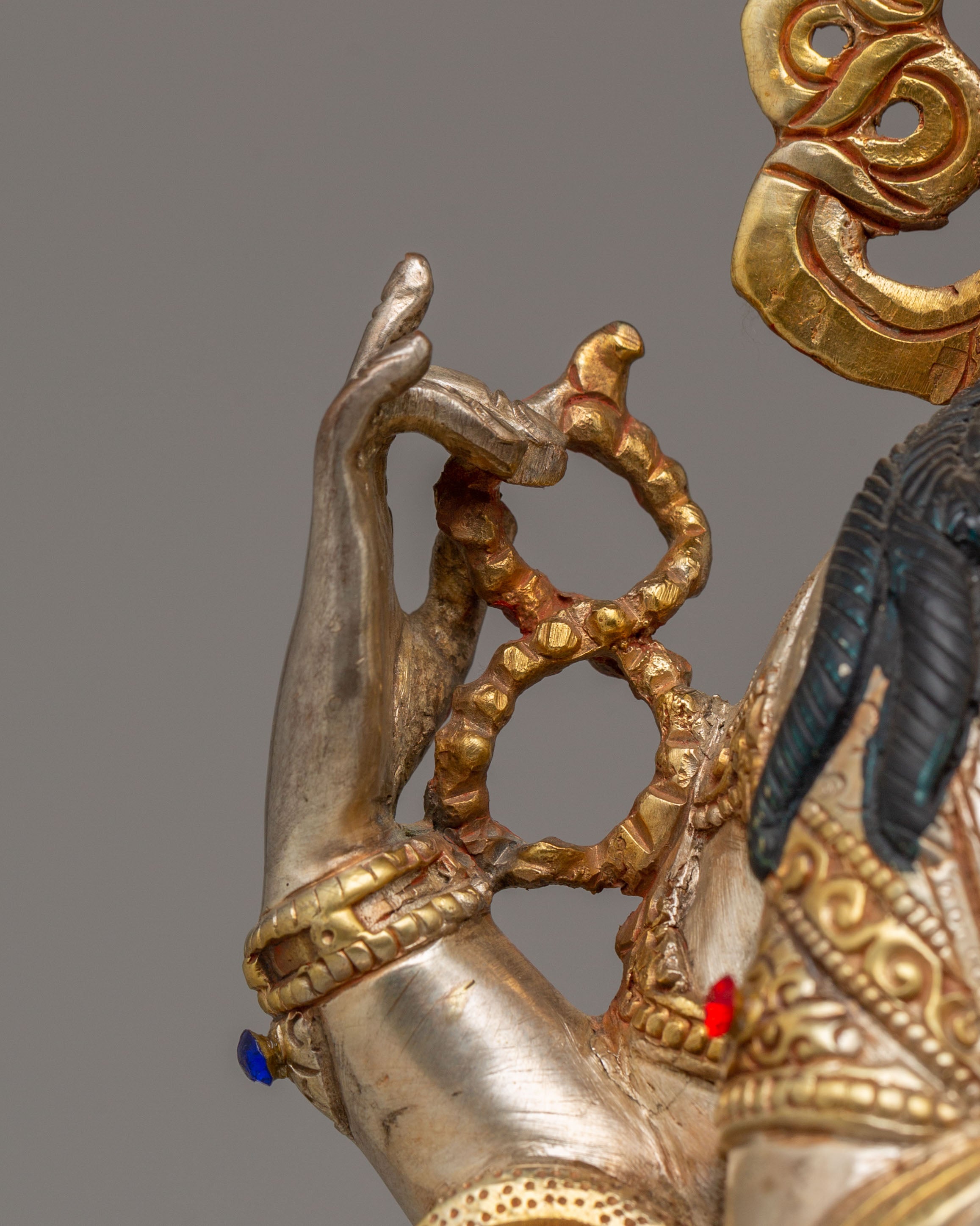 Spiritual Bodhisattva Chenrezig Statue | Tibetan Avalokiteshvara Figurine