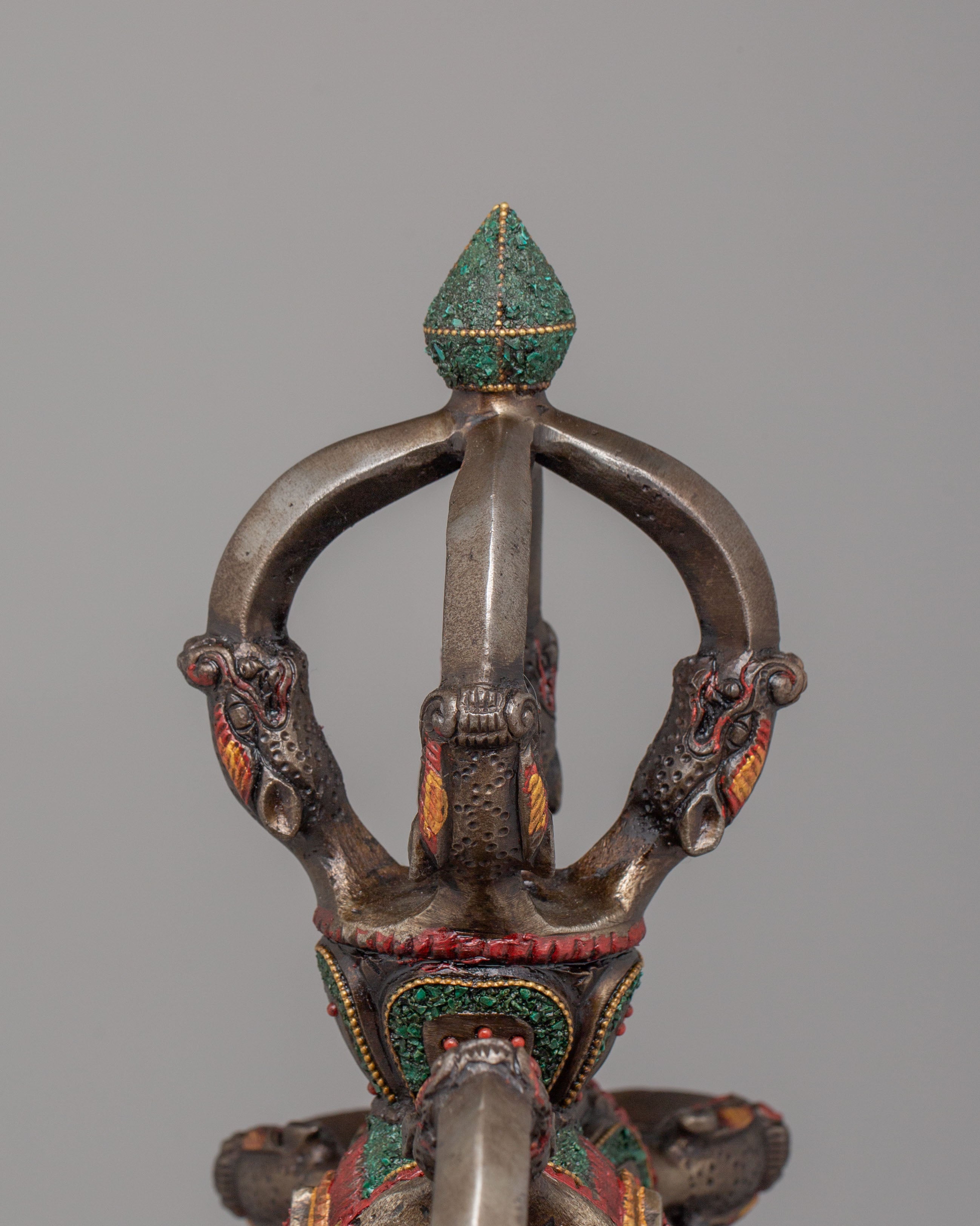 Buddhist Bishwo Vajra with Stand | Sacred Altar Symbol