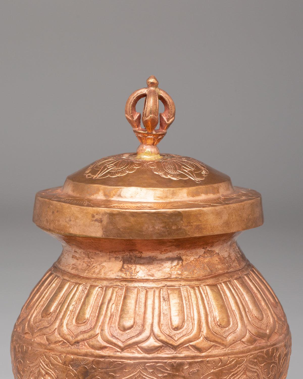 Himalayan Ritual Kalash Vase | Tibetan Buddhist Water Offering Vessel