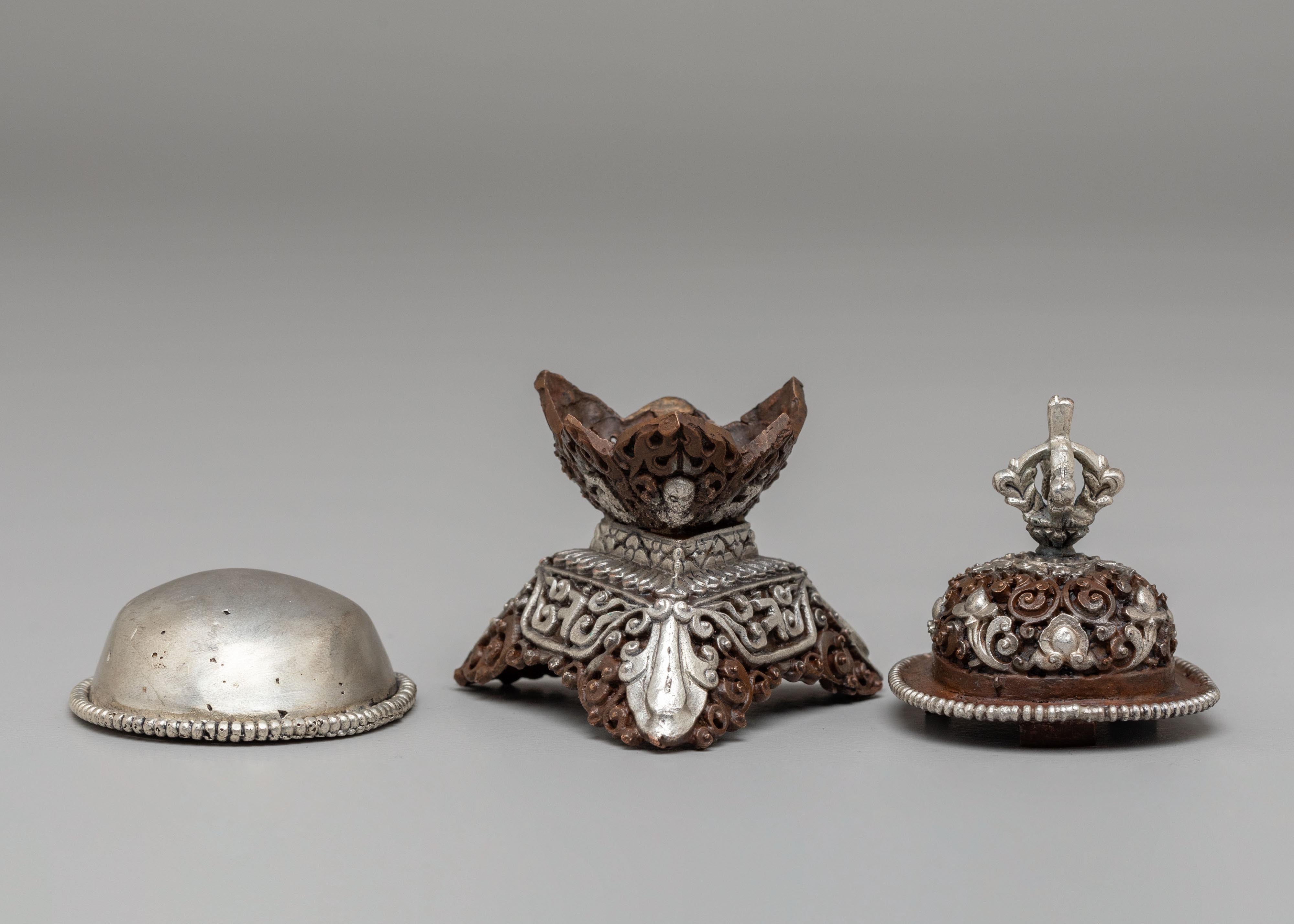 Tantric Buddhist Kapala | Vajrayana Altar Kapala Bowl