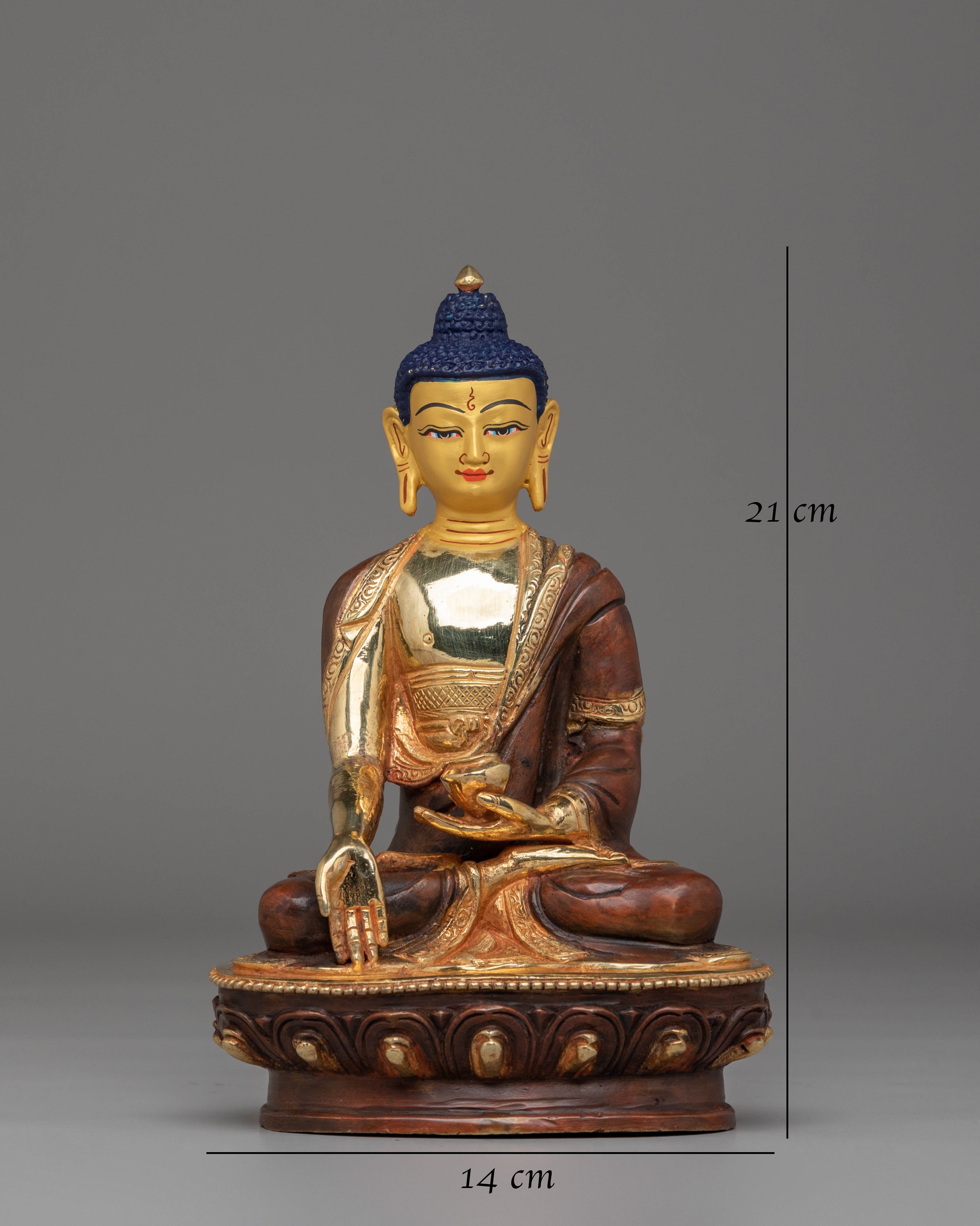 Handcrafted Ratnasambhava Statue for Decor | Buddhist Sculpture