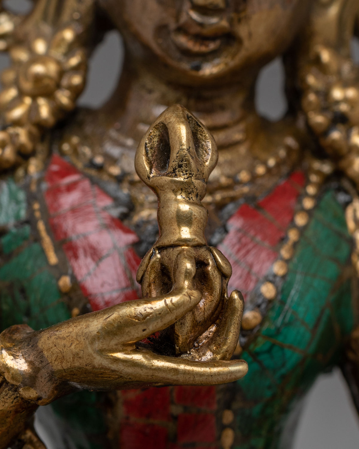 Sacred Vajrasattva Meditation Deity Statue | Traditional Buddhist Sculpture