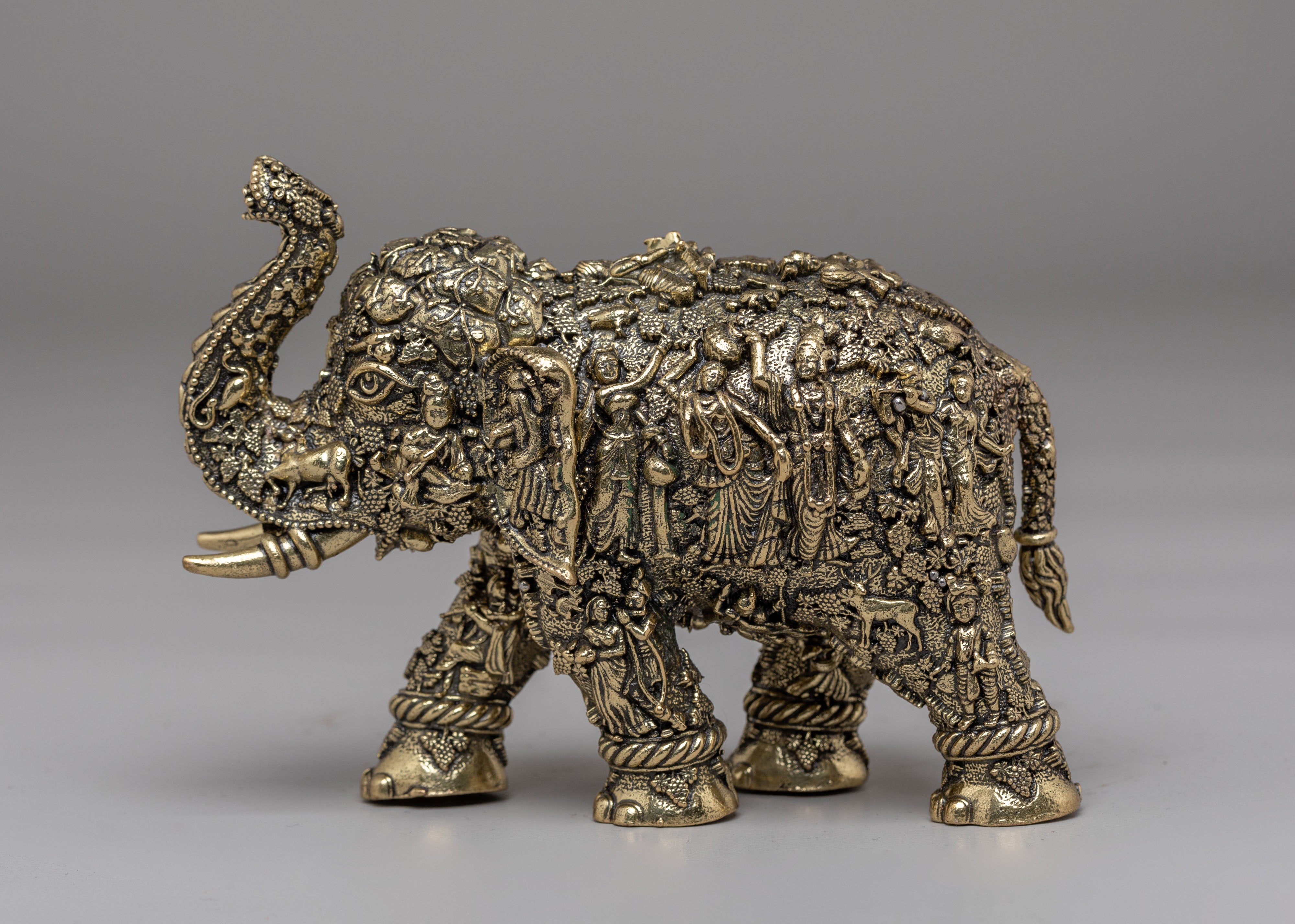 Handcrafted Decorative Elephant Sculpture | Artisan Home Decor