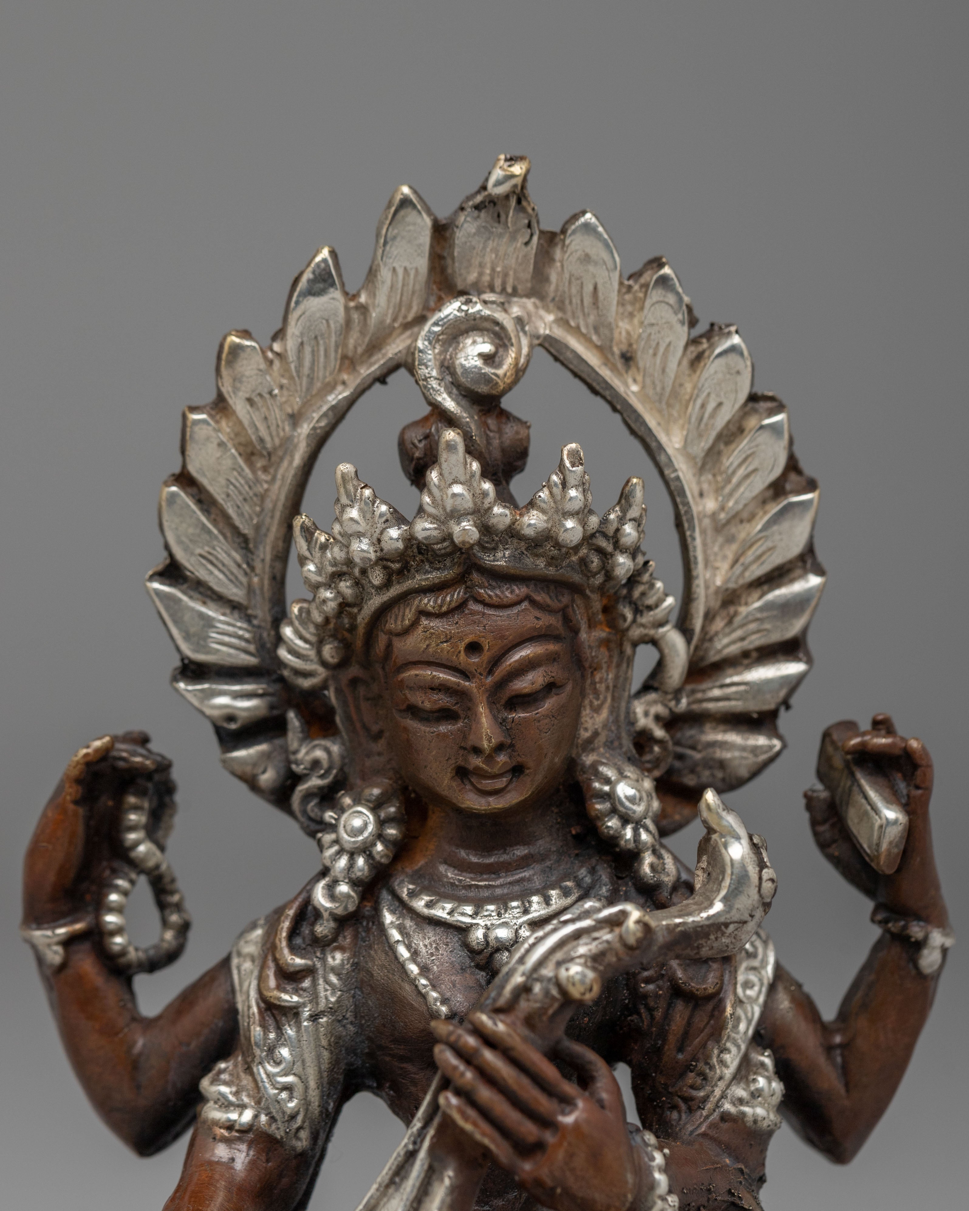 Handmade Saraswati Statue | Goddess of Knowledge