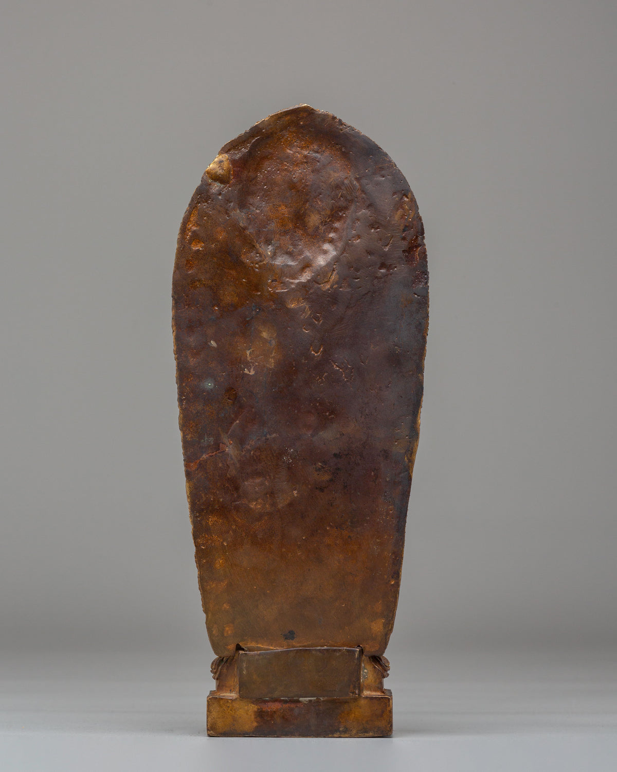 Standing Lokeshwor Statue for Meditation | Antique Copper Buddhist Sculpture