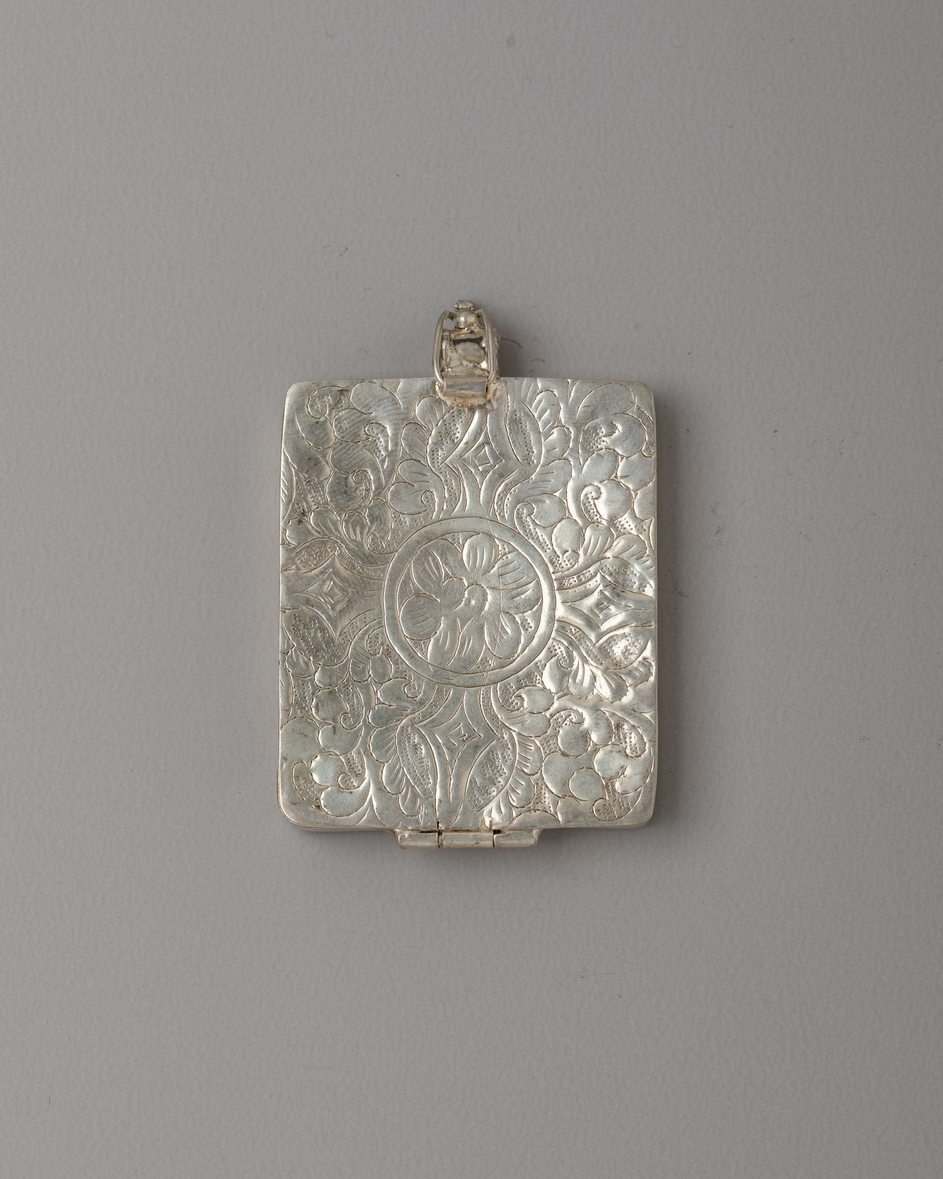Buddhist Sacred Tibetan Locket | Traditional Amulet Pendant