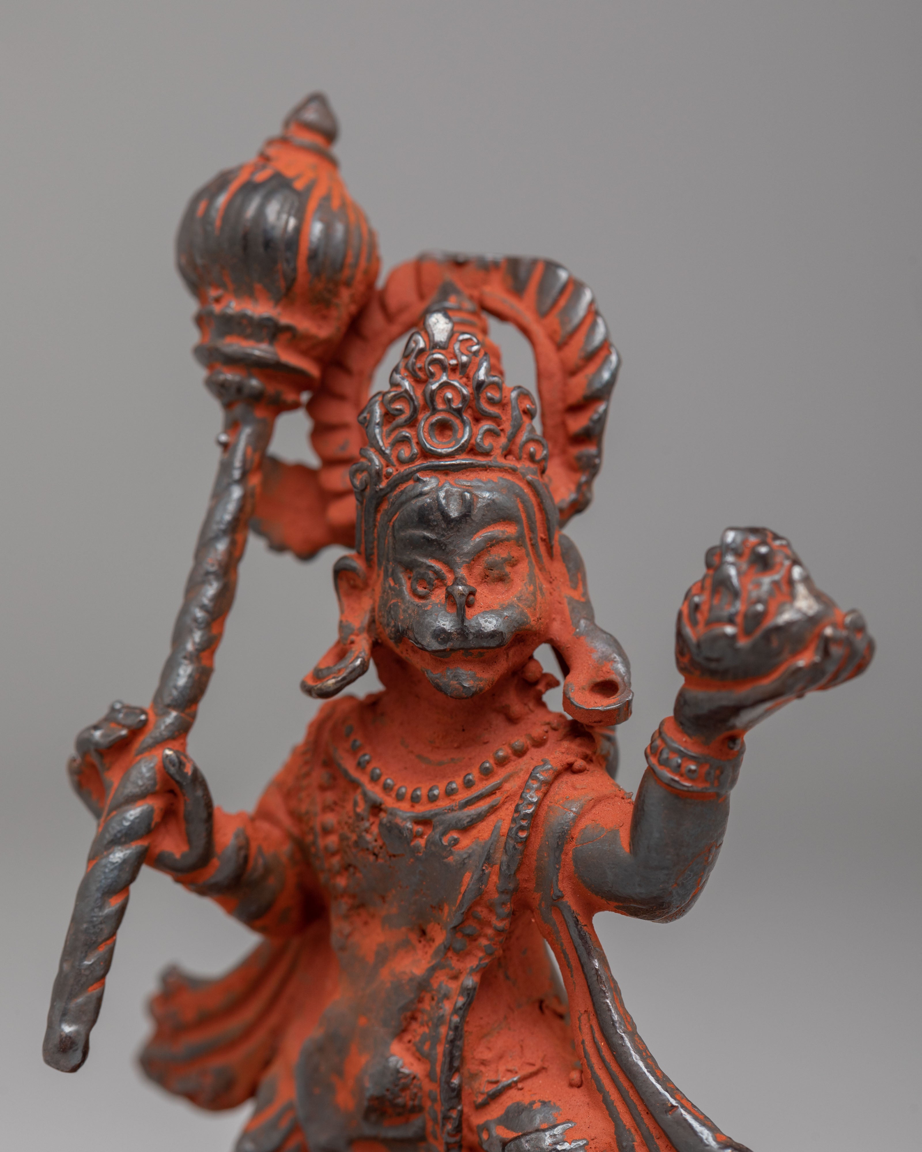 Sacred Hanuman Statue | Handcrafted Hindu God Sculpture