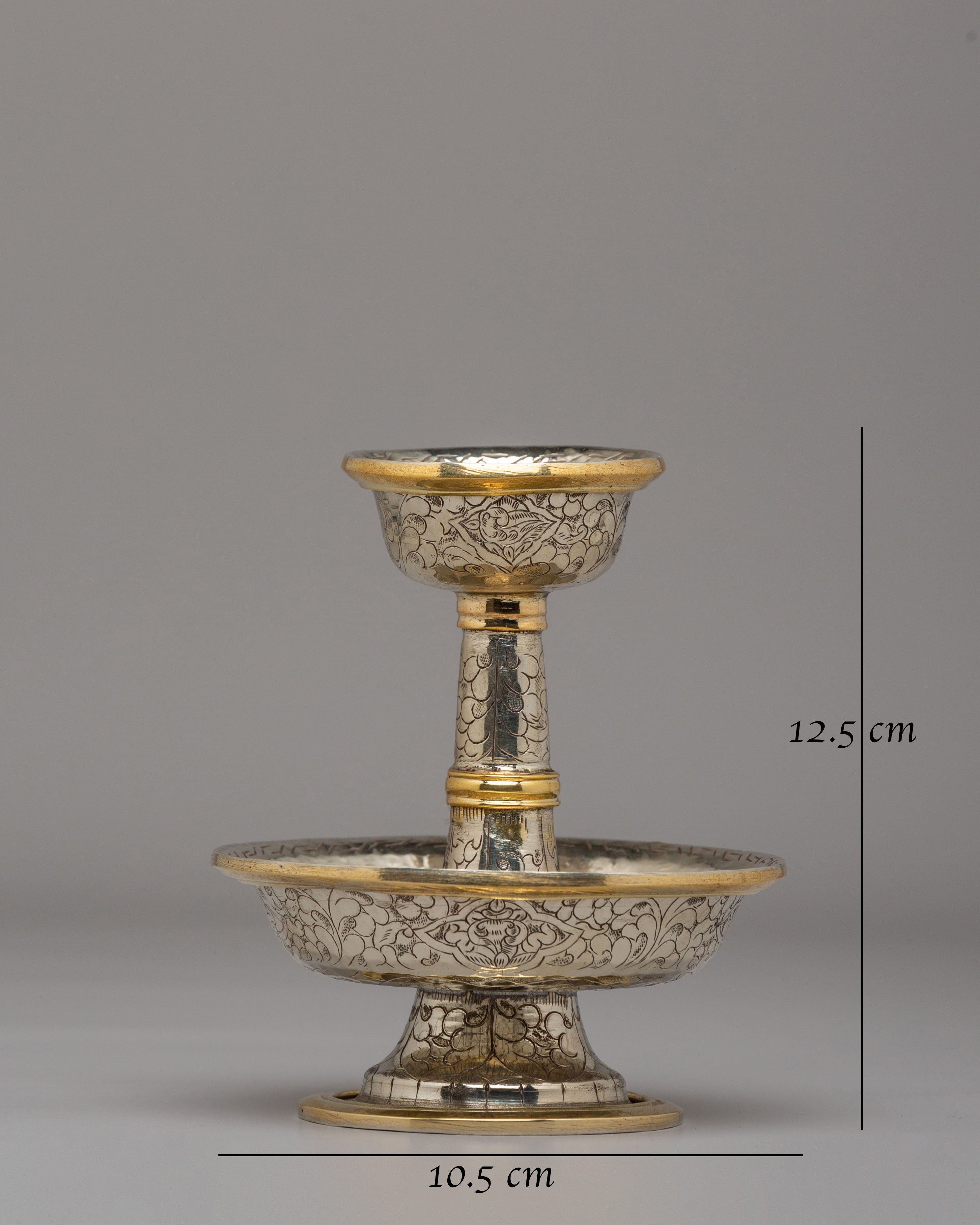 Buddhist Altar Serkyem Offering Set | Symbolic Offerings for Meditation & Rituals