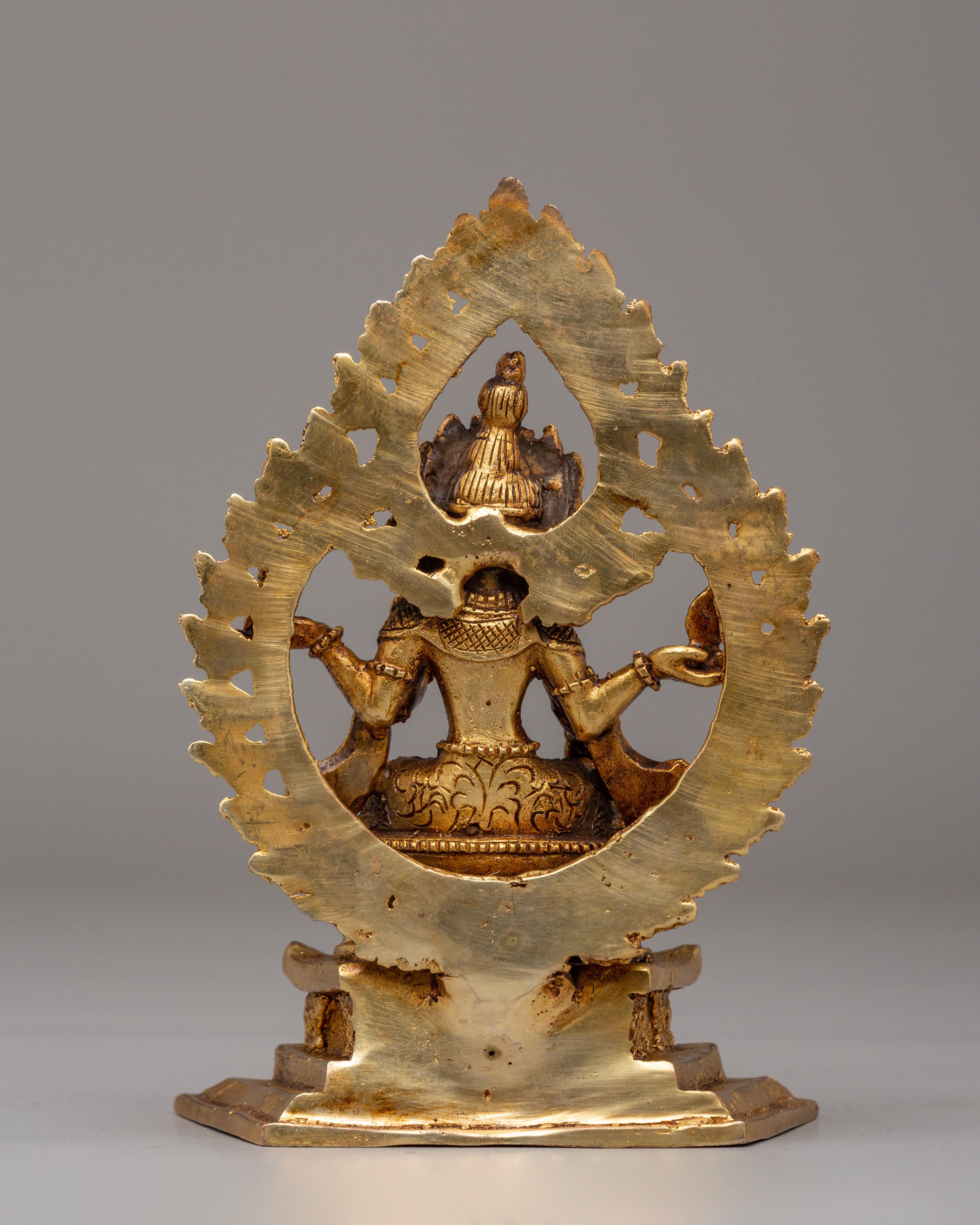 Sacred Laxmi Statue | Handcrafted Copper Statue of Goddess of Wealth and Prosperity