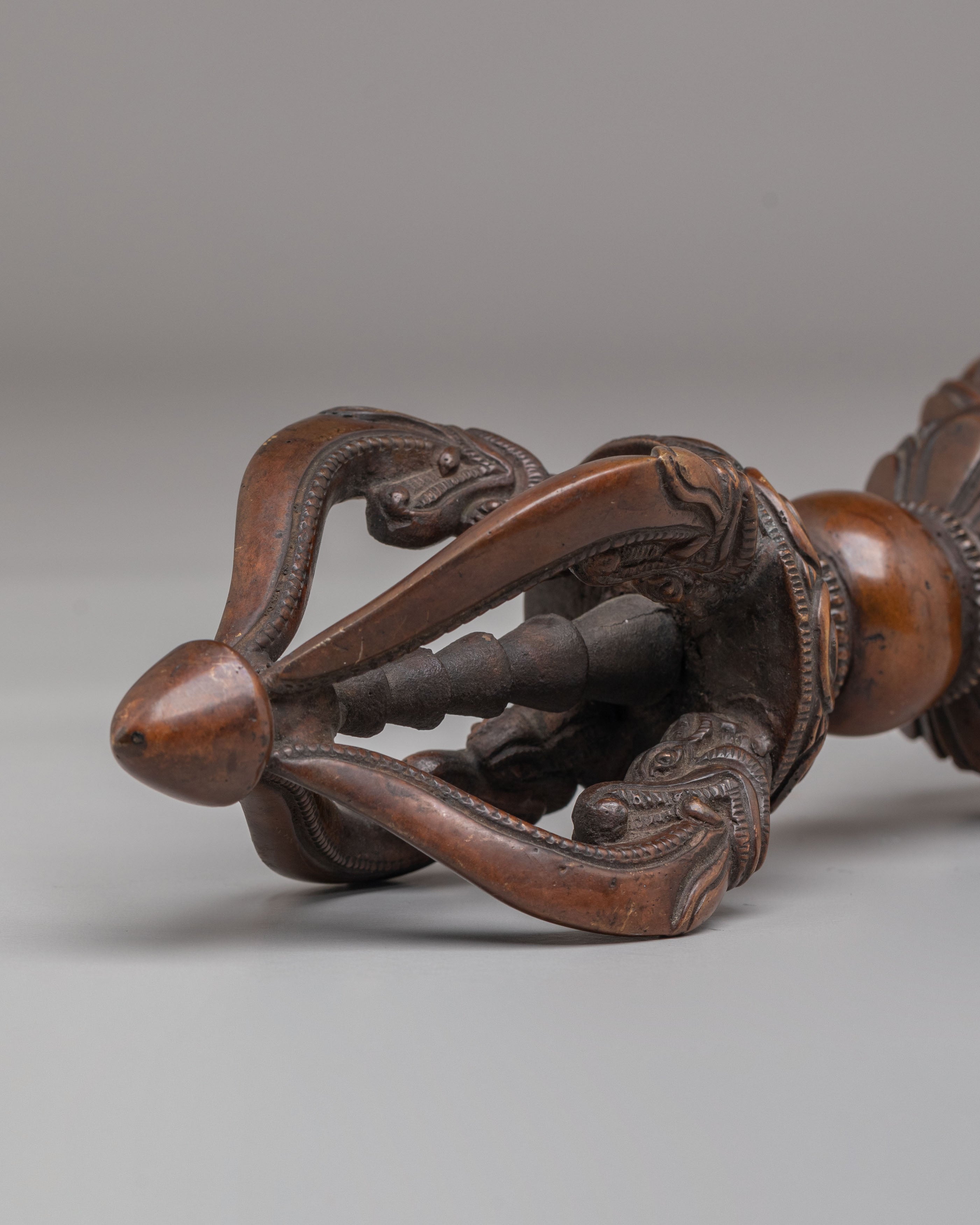 Tibetan Vajra Symbol for Ceremonies | Handcrafted Bronze Ritual Tool
