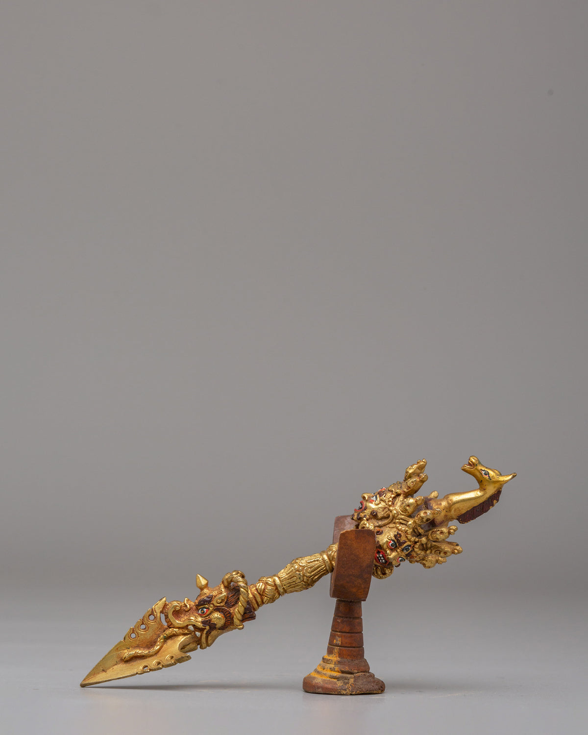 Spiritual Ritual Phurba Dagger | Handcrafted Tantric Dagger for Meditation & Altar