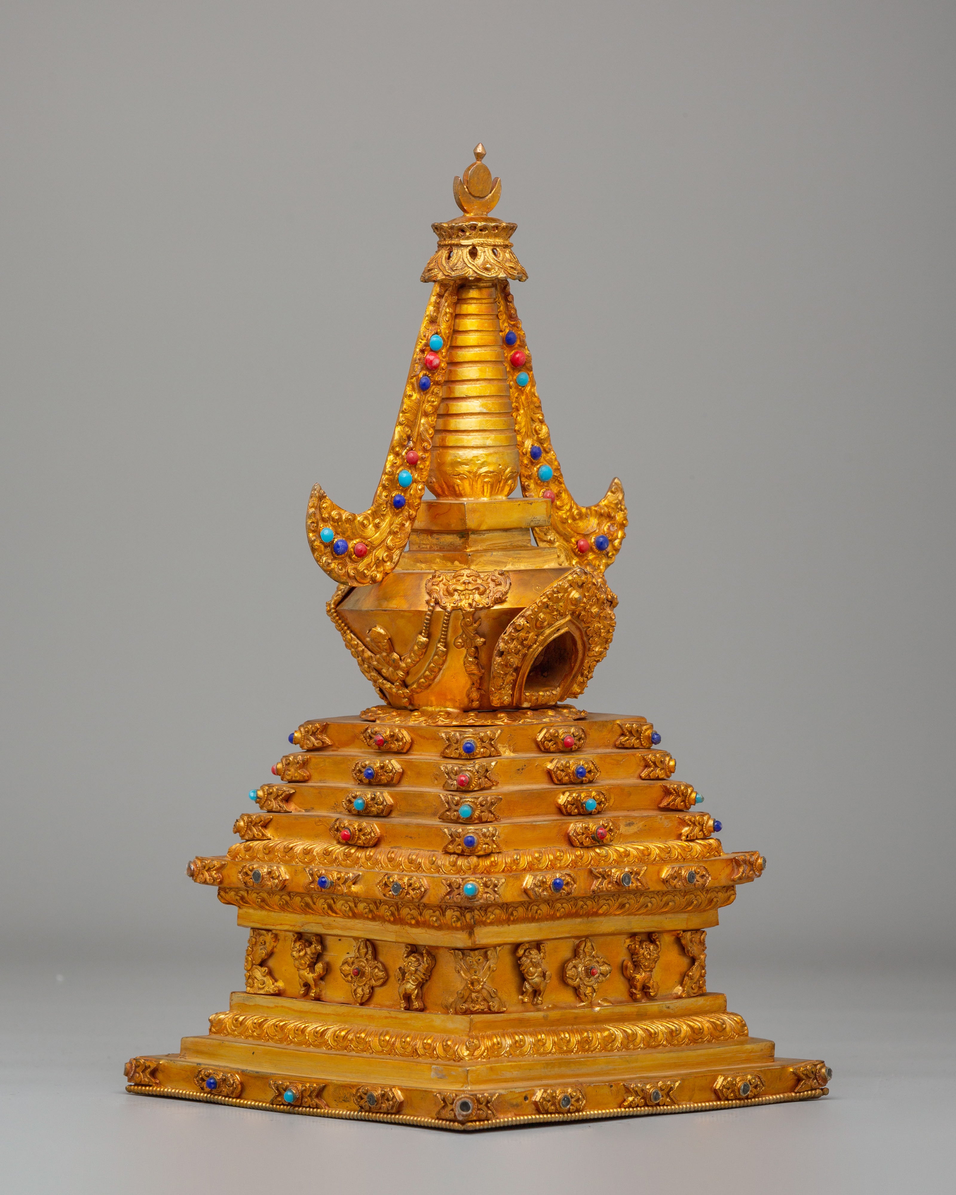 Spiritual Buddhist Enlightenment Stupa | Sacred Symbol of Awakening
