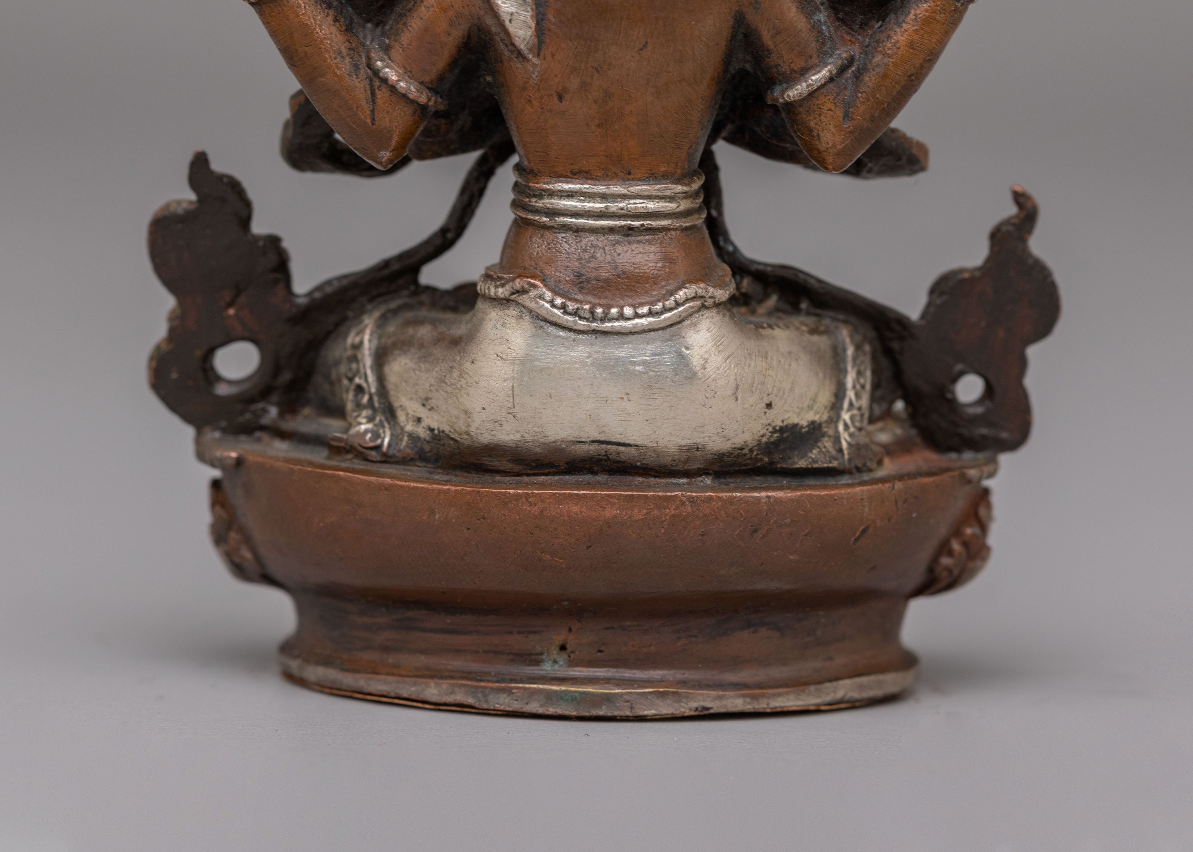 Tibetan Chenrezig Compassion Deity Statue | Bodhisattva Avalokiteshvara Figurine