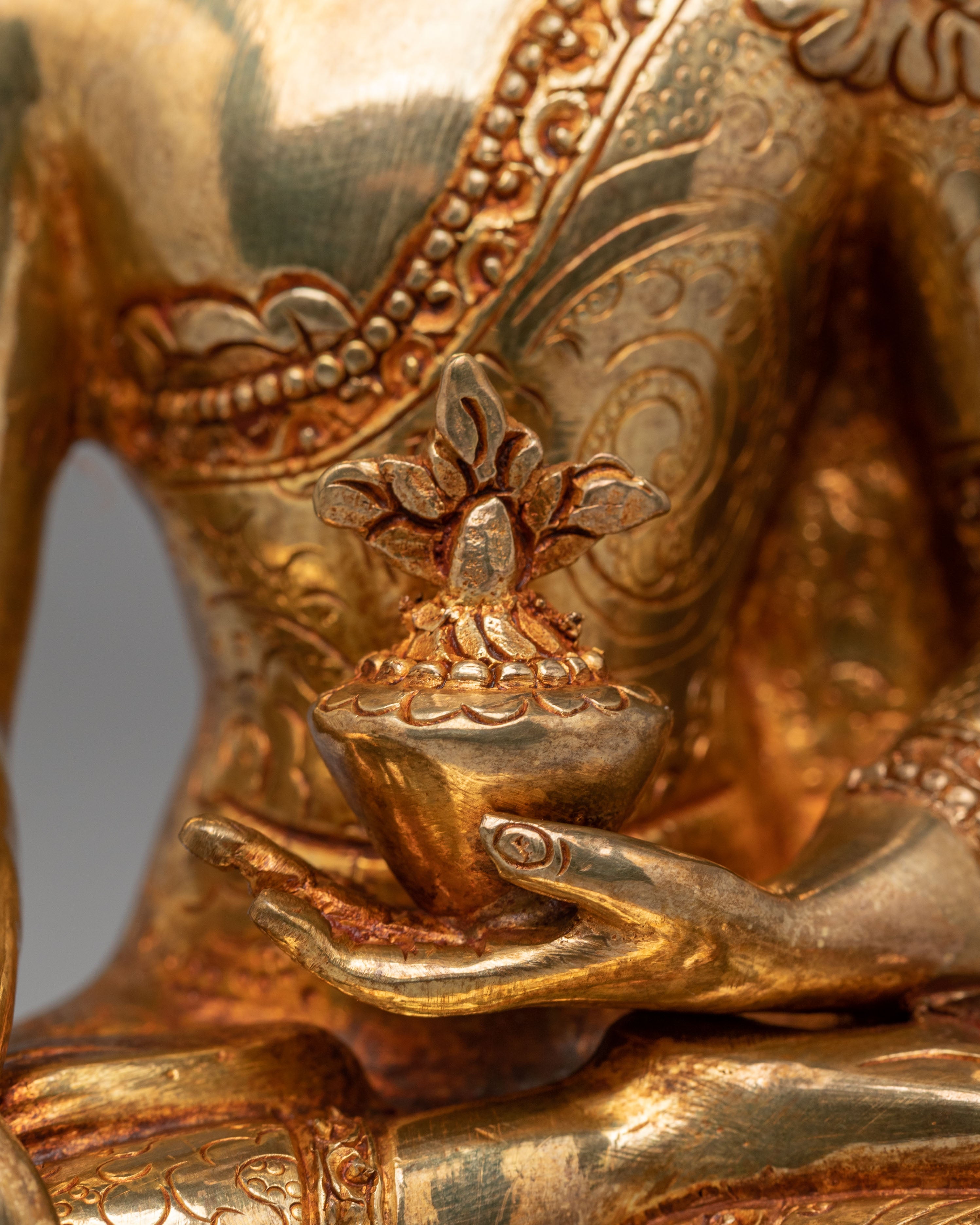 Himalayan Medicine Buddha Sculpture | Symbol of Healing and Peace