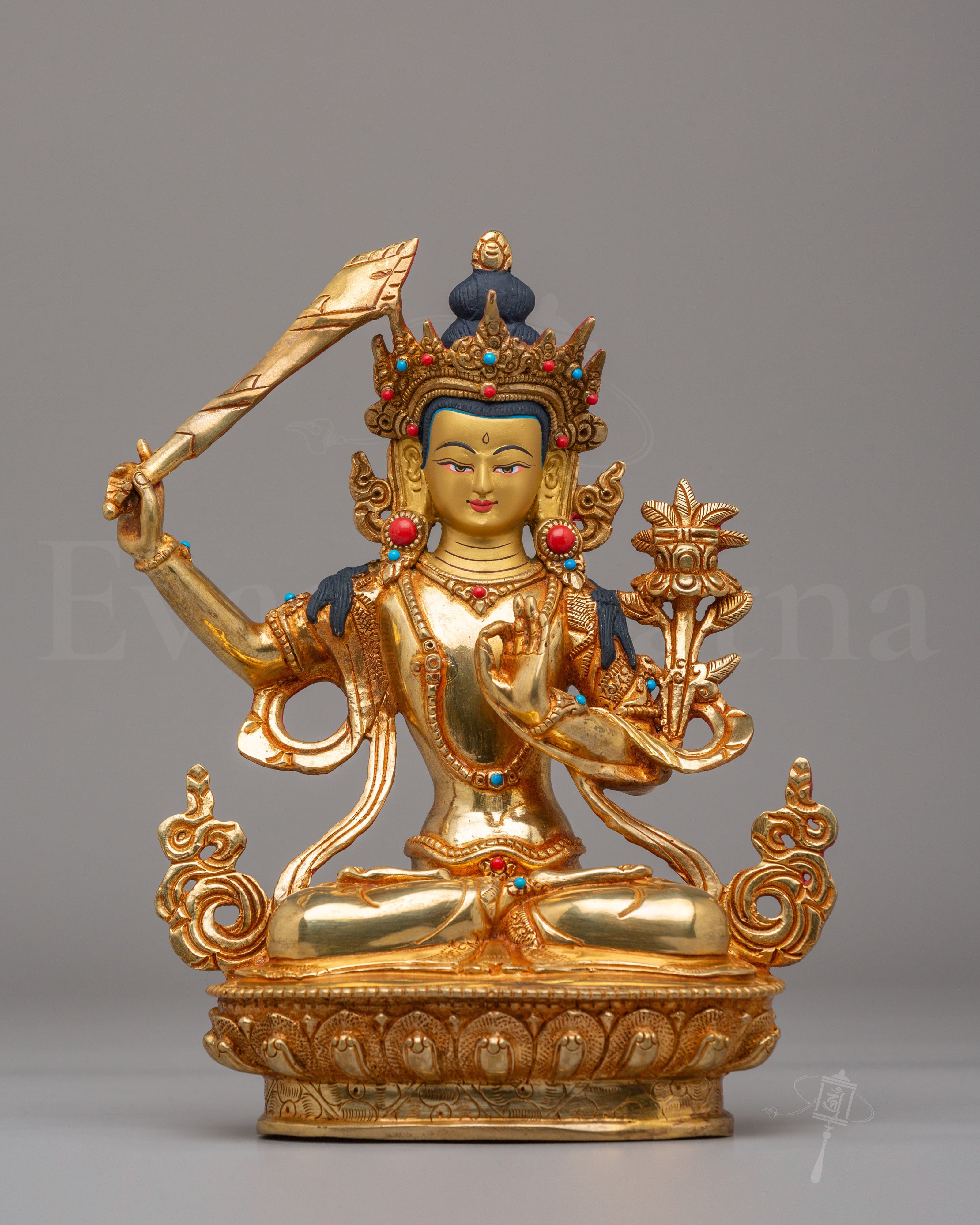 Handmade Wisdom Manjushri Statue