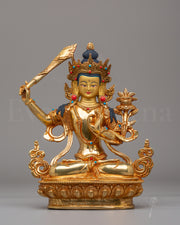 Handmade Wisdom Manjushri Statue