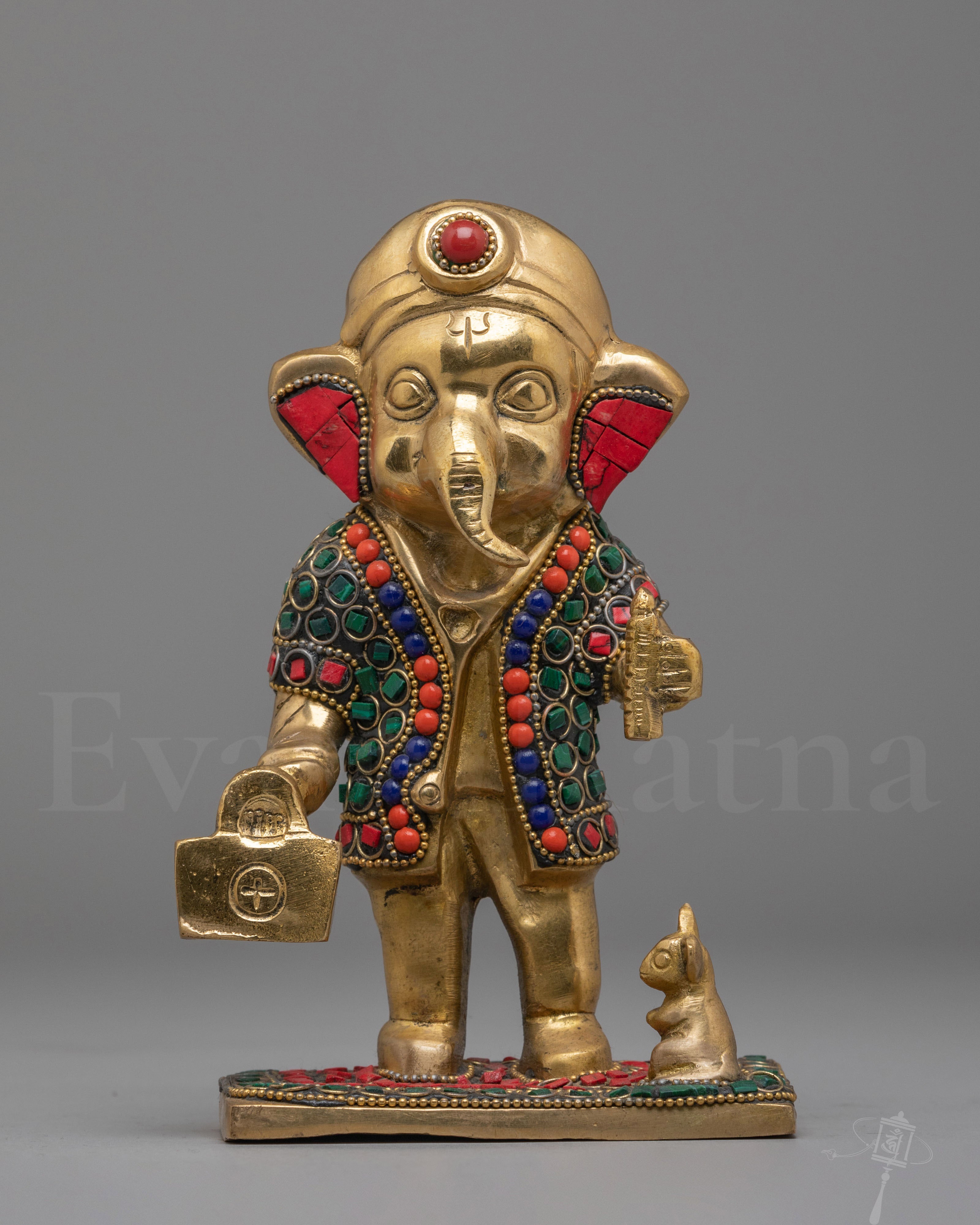 Handmade Standing Ganesh Sculpture 