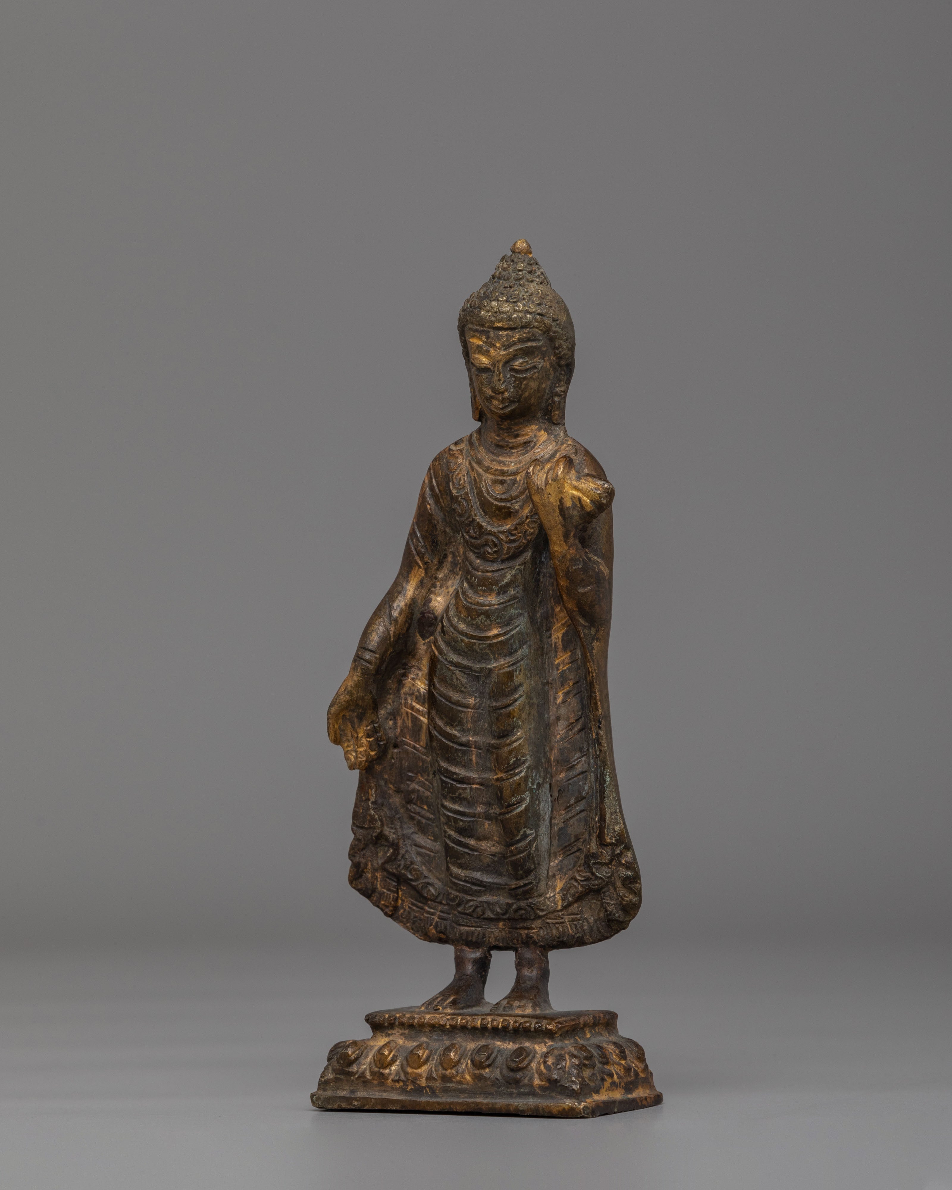 Himalayan Dipankara Buddha Figurine | Symbol of Light and Enlightenment