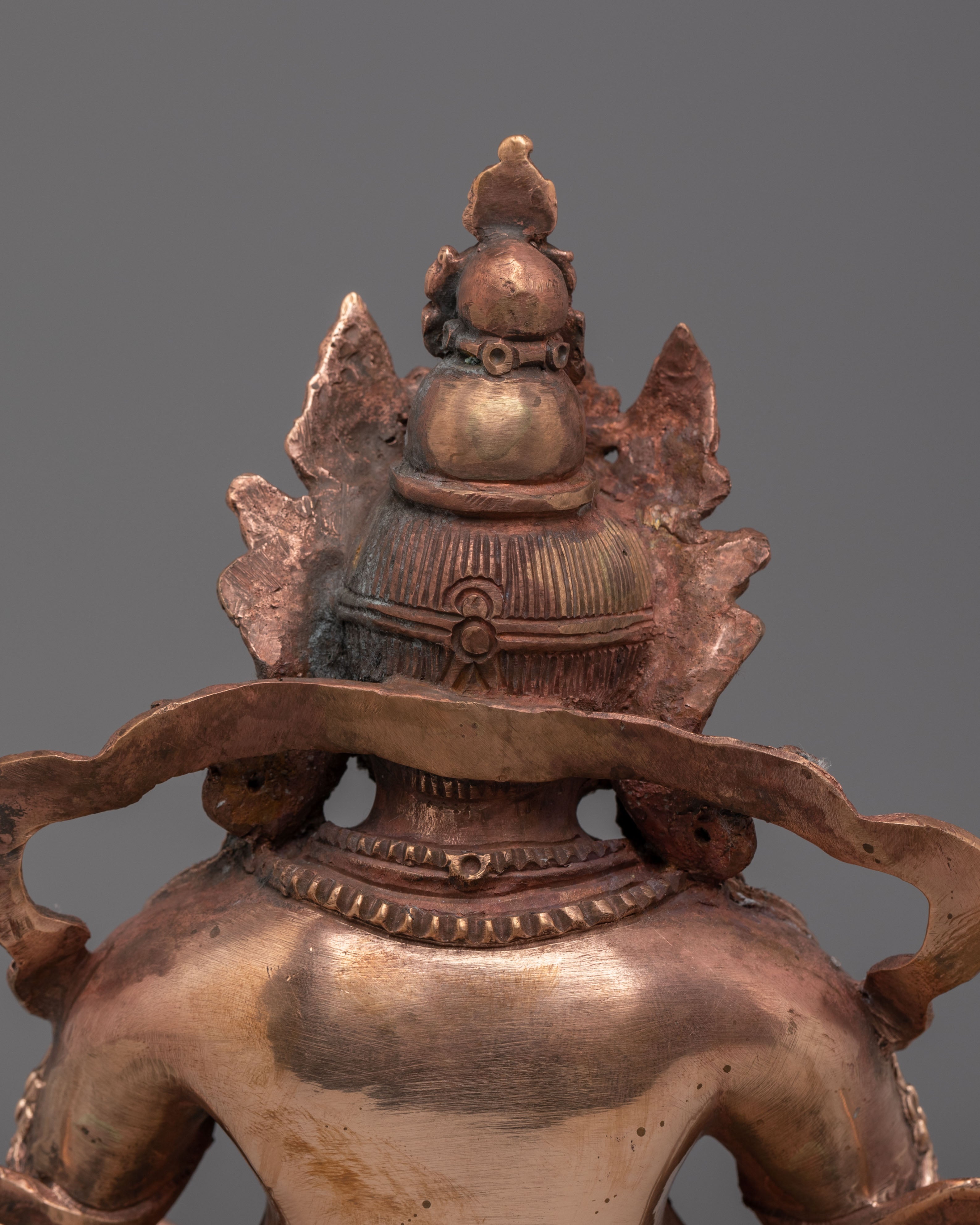 Handcrafted Dzambhala Deity Statue | Tibetan Wealth God Sculpture