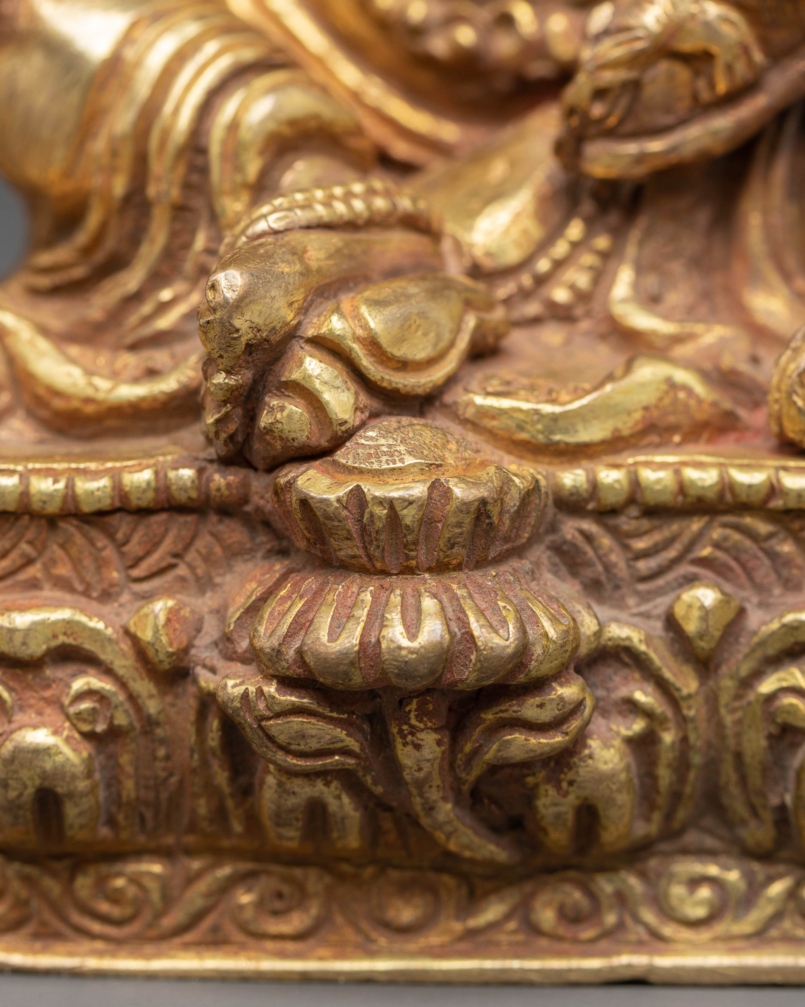 Handcrafted Copper Statue of Dzambhala | Embodiment of Wealth and Prosperity