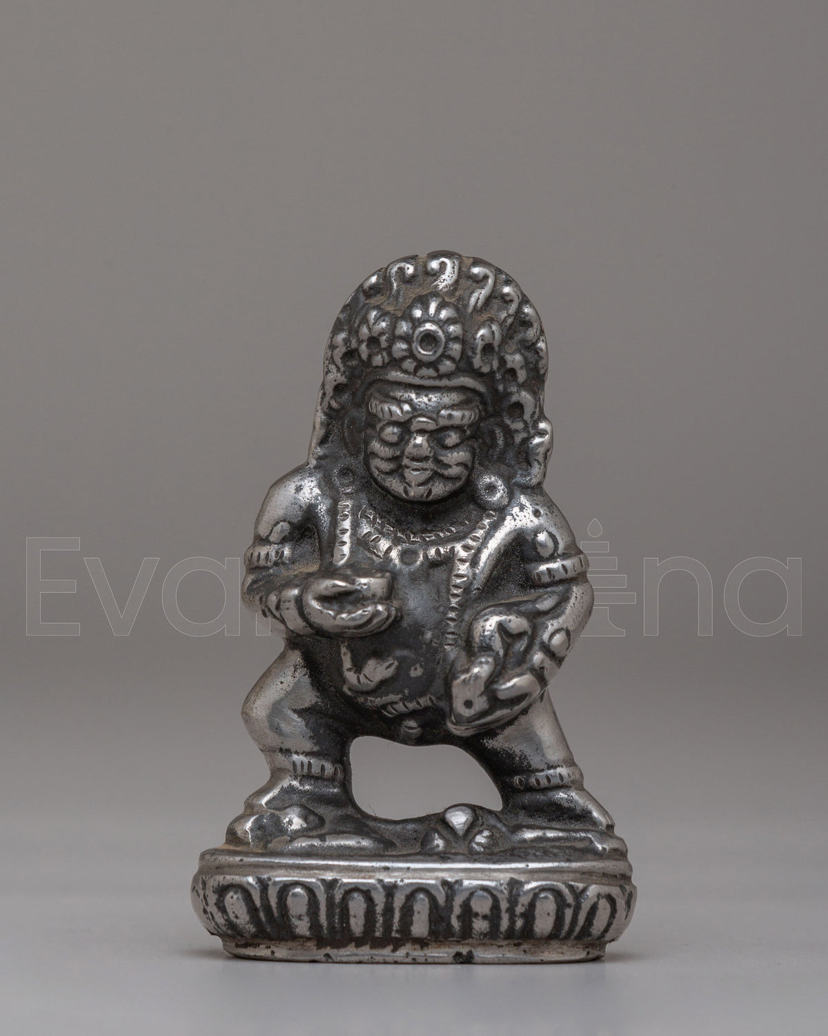 Traditional Black Dzambhala Statue