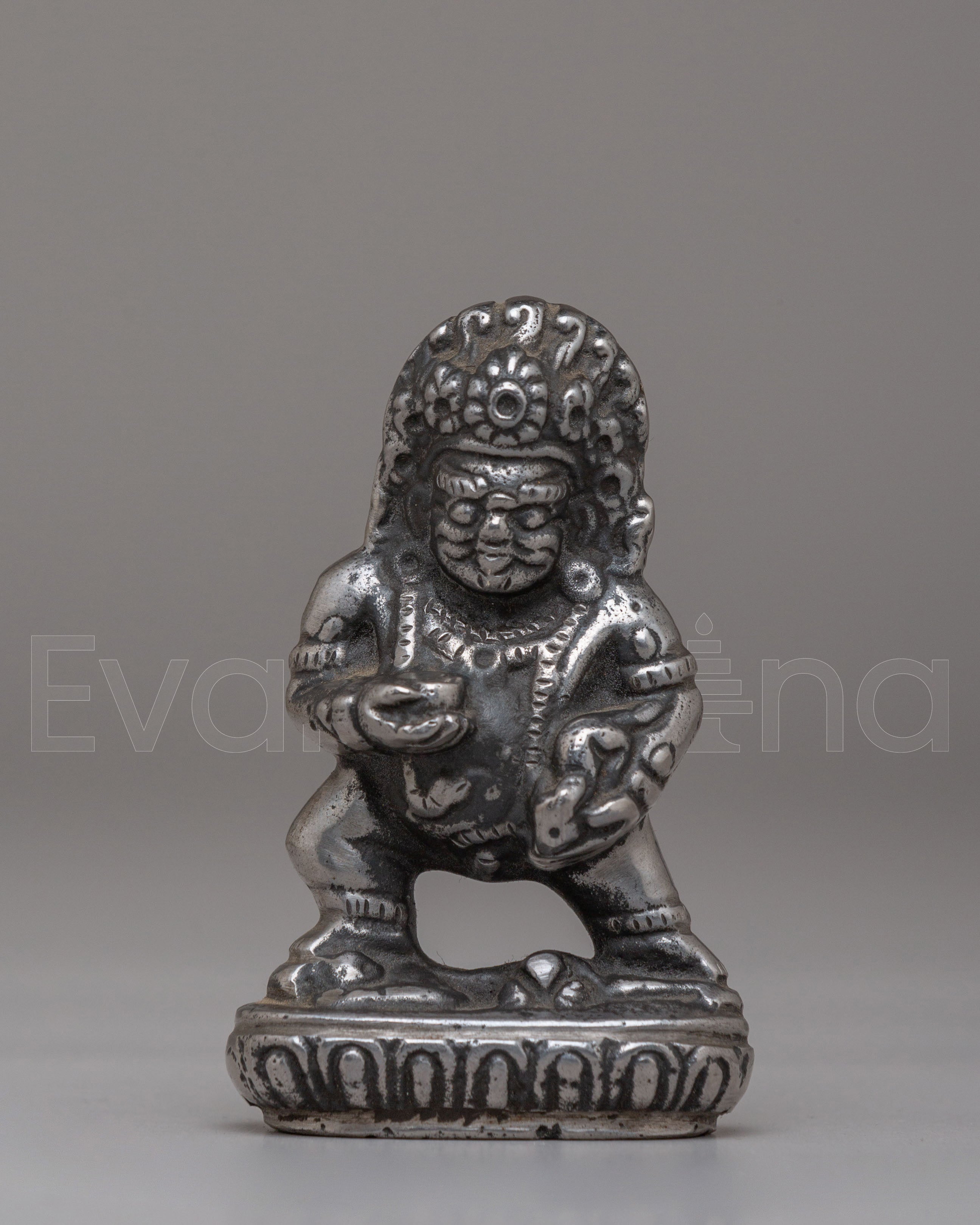 Traditional Black Dzambhala Statue