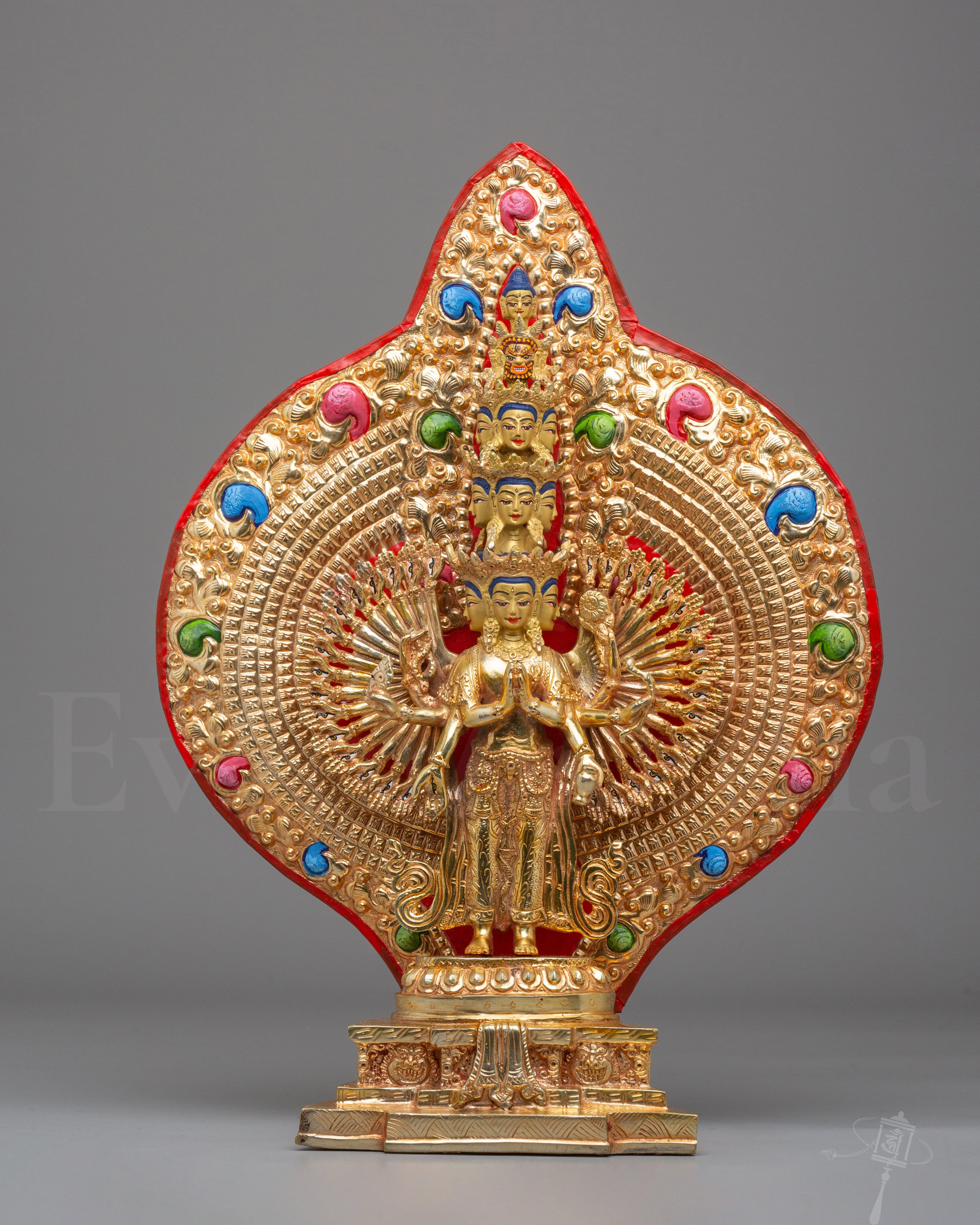 1000 Armed Chenrezig Deity Statue 