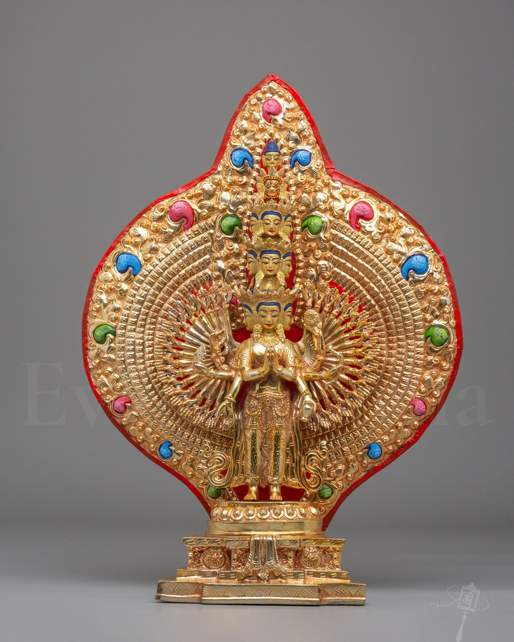 1000 Armed Chenrezig Deity Statue 