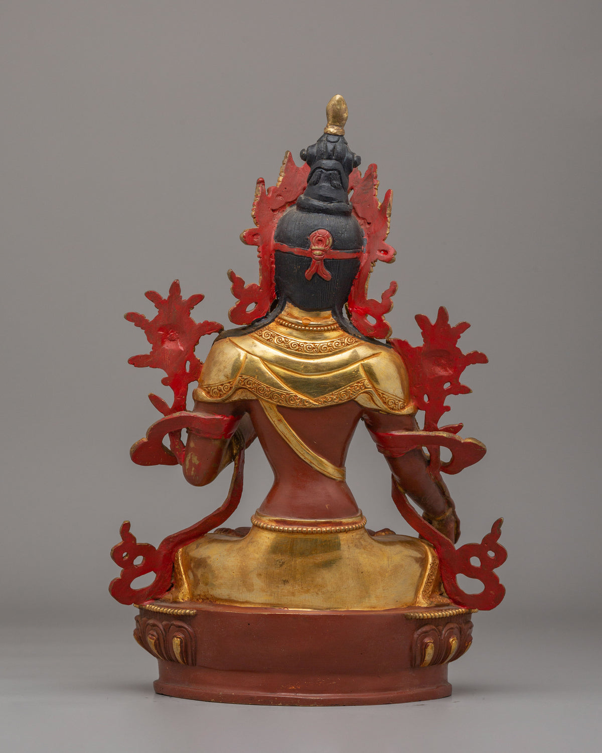 Tibetan Healing Deity White Tara Statue | Handcrafted Spiritual Decor